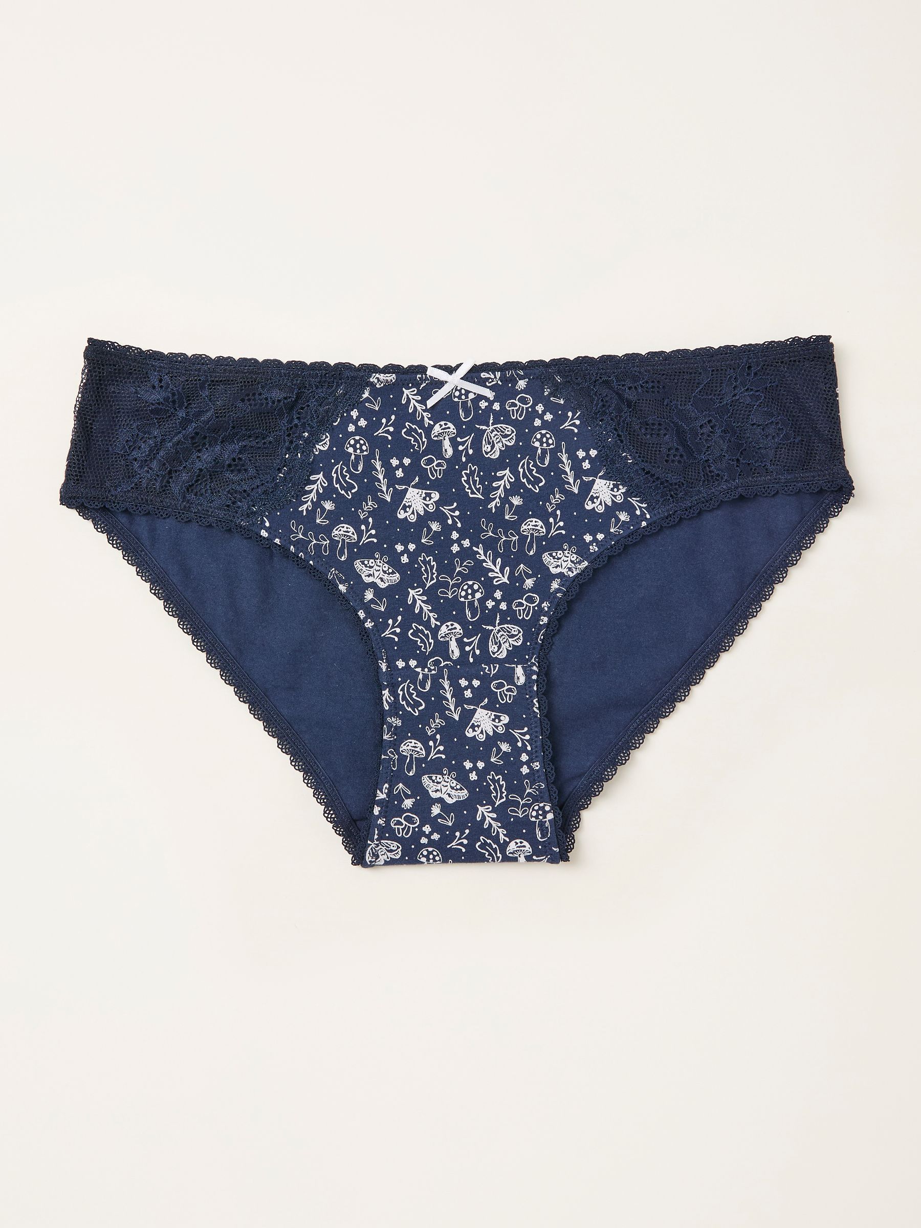 Navy Woodland Print Classic Knickers - Image 1 of 2