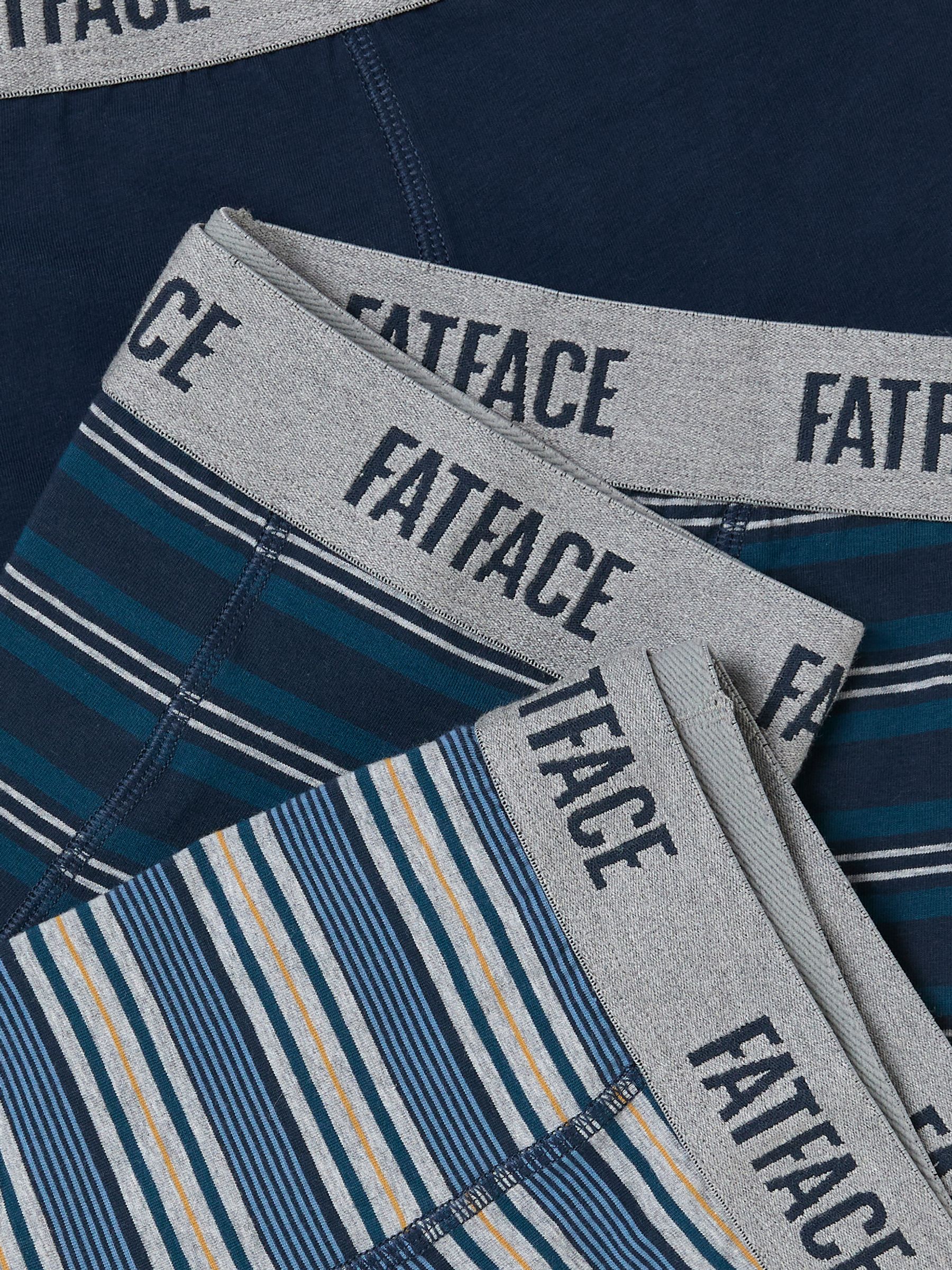 Navy 3 Pack of Stripe Boxers - Image 2 of 2