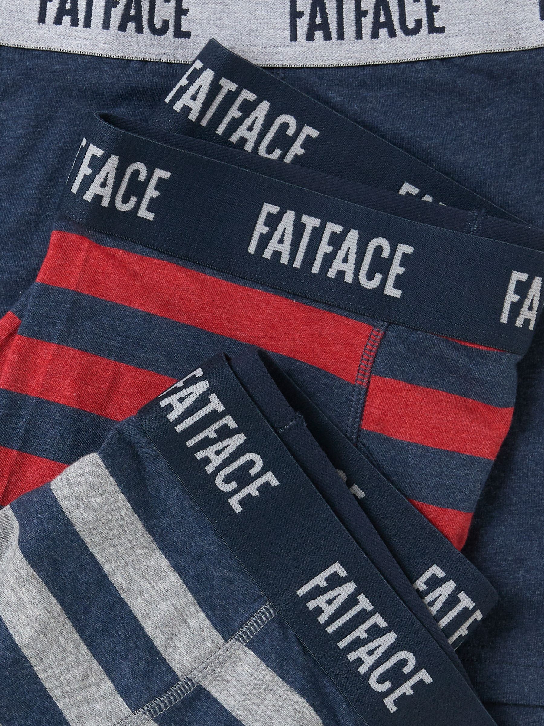 Red 3 Pack of Wide Stripe Boxers - Image 2 of 2
