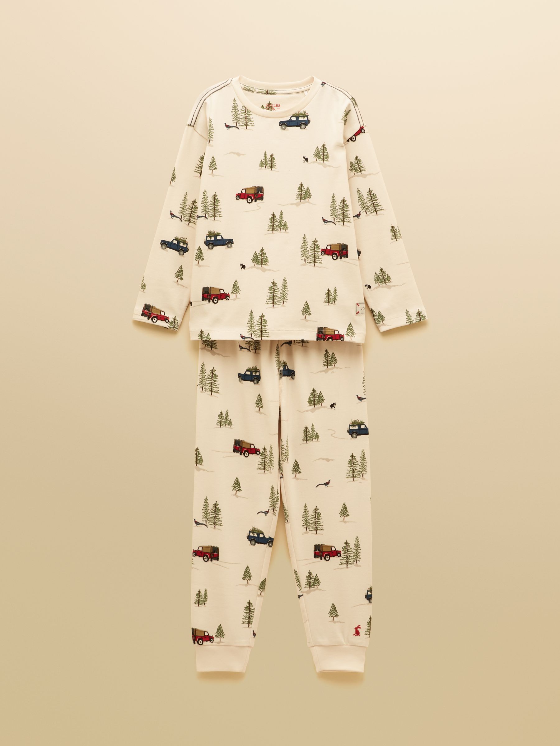 Boys' Kipwell Cream Long Sleeve Pyjama Set - Image 2 of 6