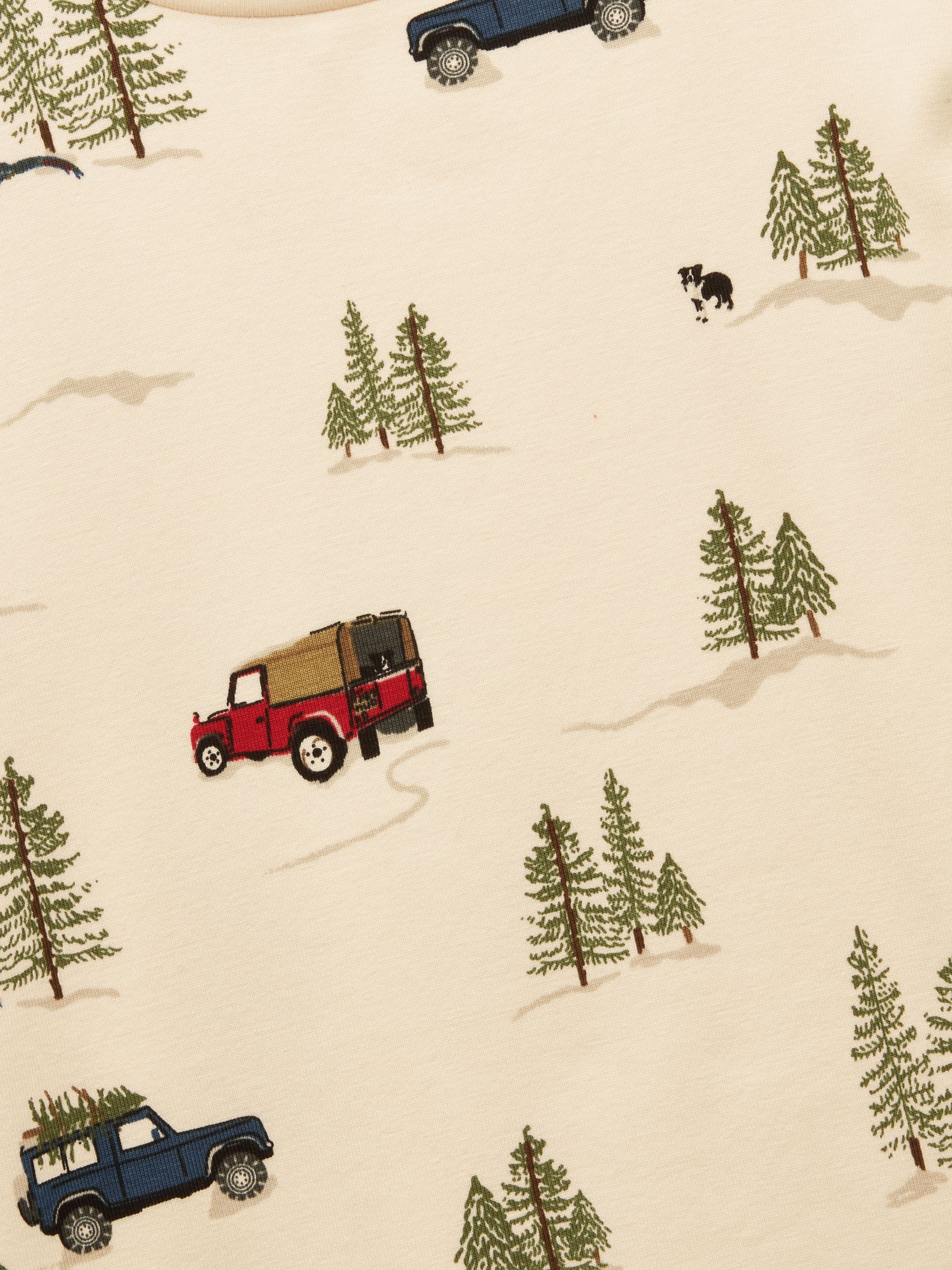 Boys' Kipwell Cream Long Sleeve Pyjama Set - Image 4 of 6