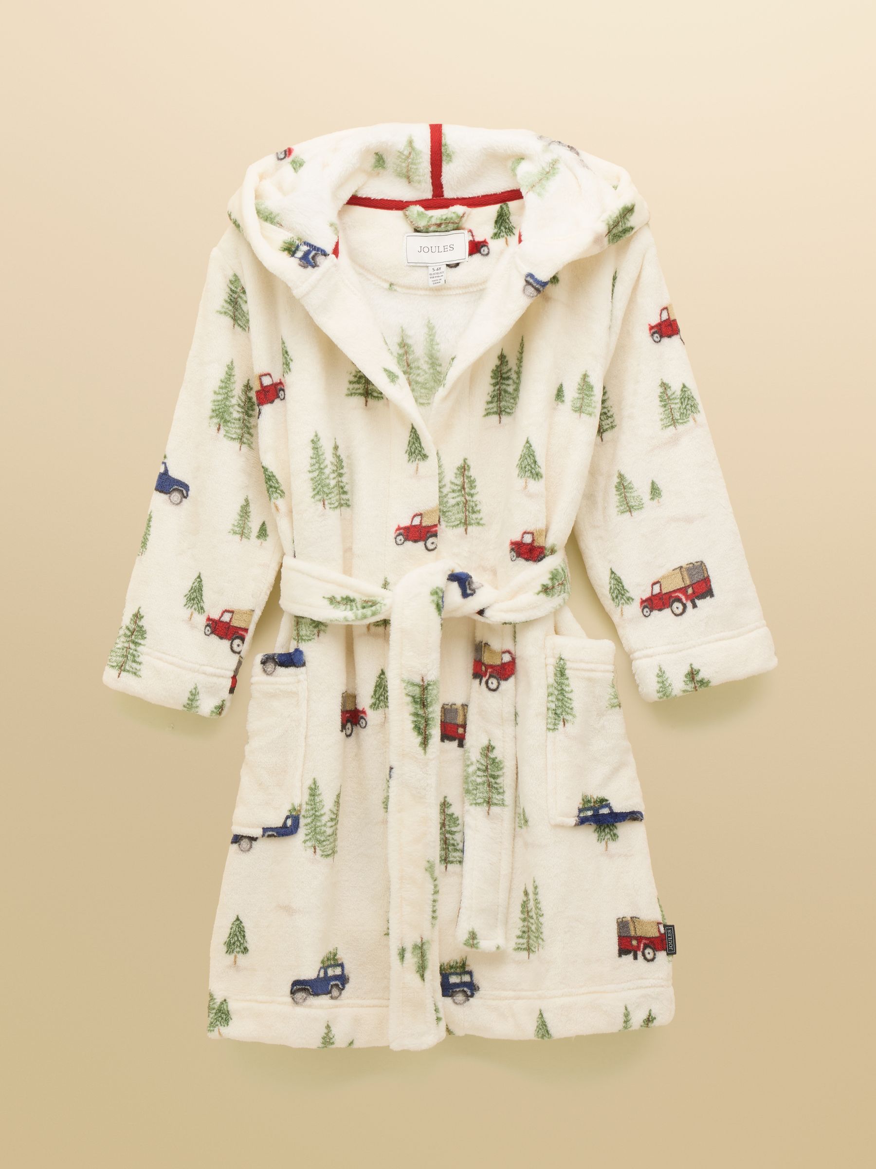 Kids' Snug Cream Dressing Gown - Image 1 of 6 Kids' Snug Cream Dressing Gown - Image 1 of 6