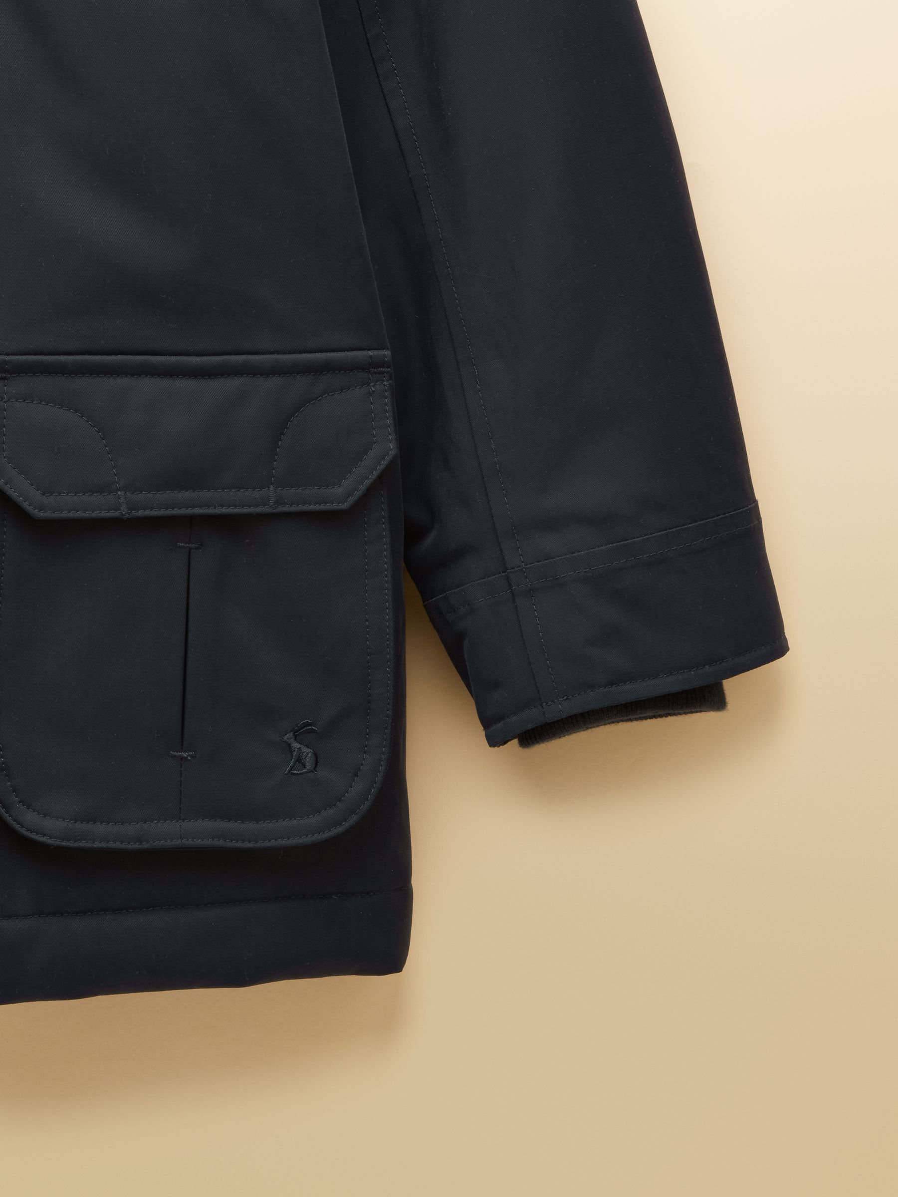 Boys' Ultimate Navy Waterproof Coat with Quilted Lining - Image 4 of 6