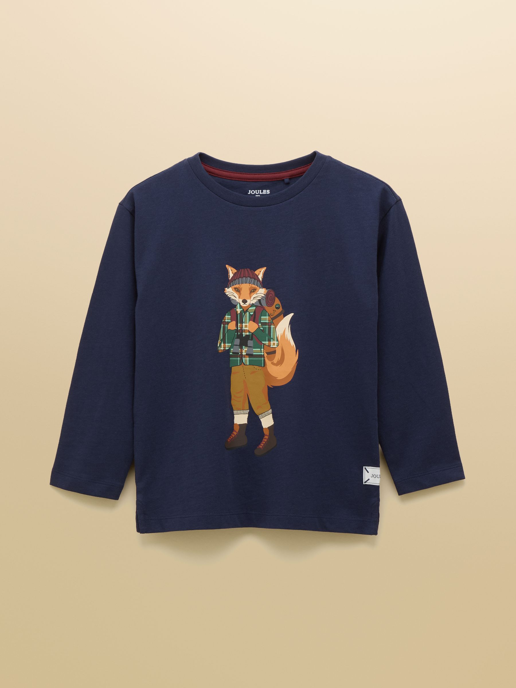 Boys' Finlay Navy Blue Jonty Fox Long Sleeve Top - Image 1 of 2