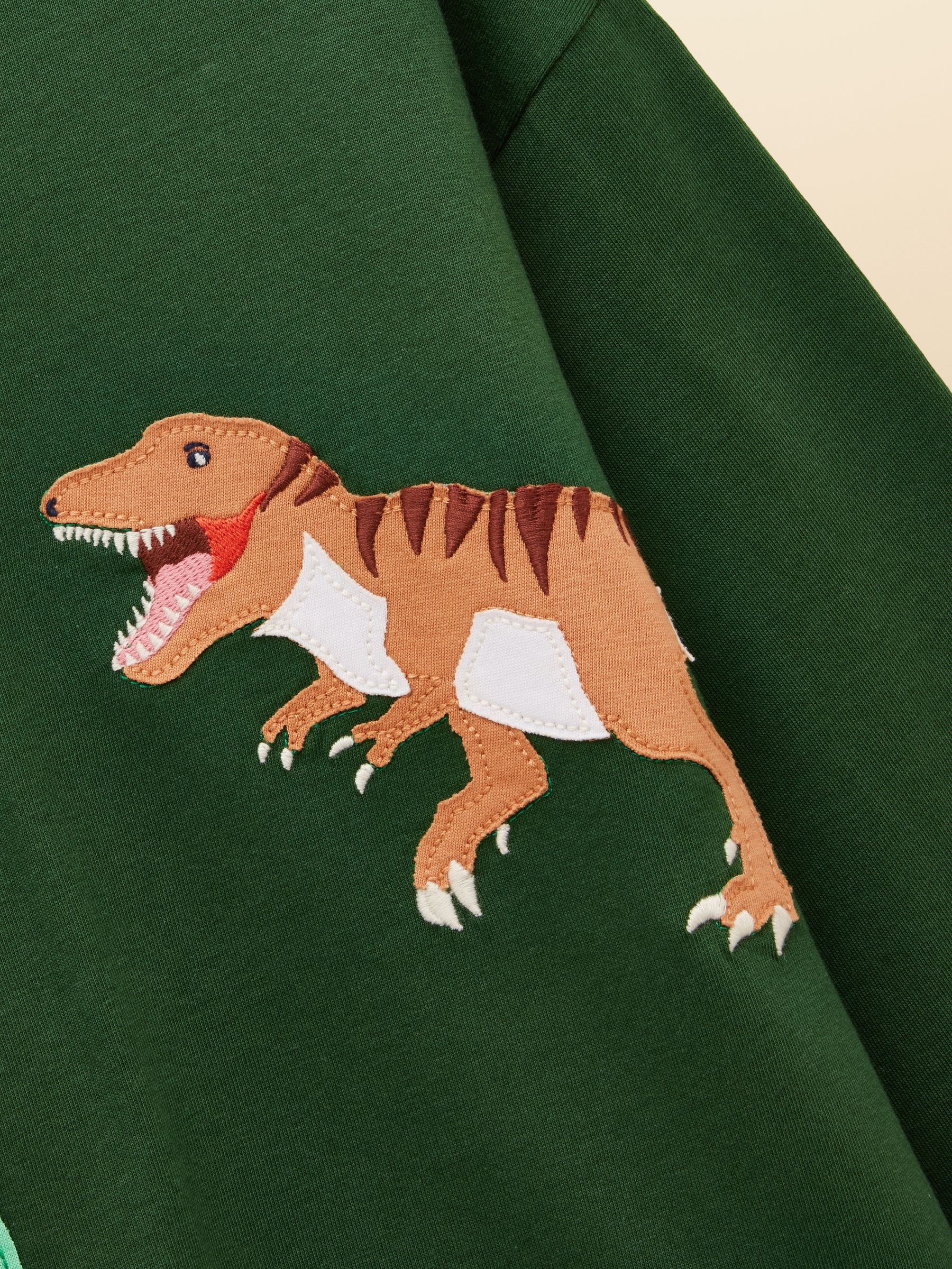 Boys' Jack Green Dino Applique Long Sleeve Top - Image 3 of 5