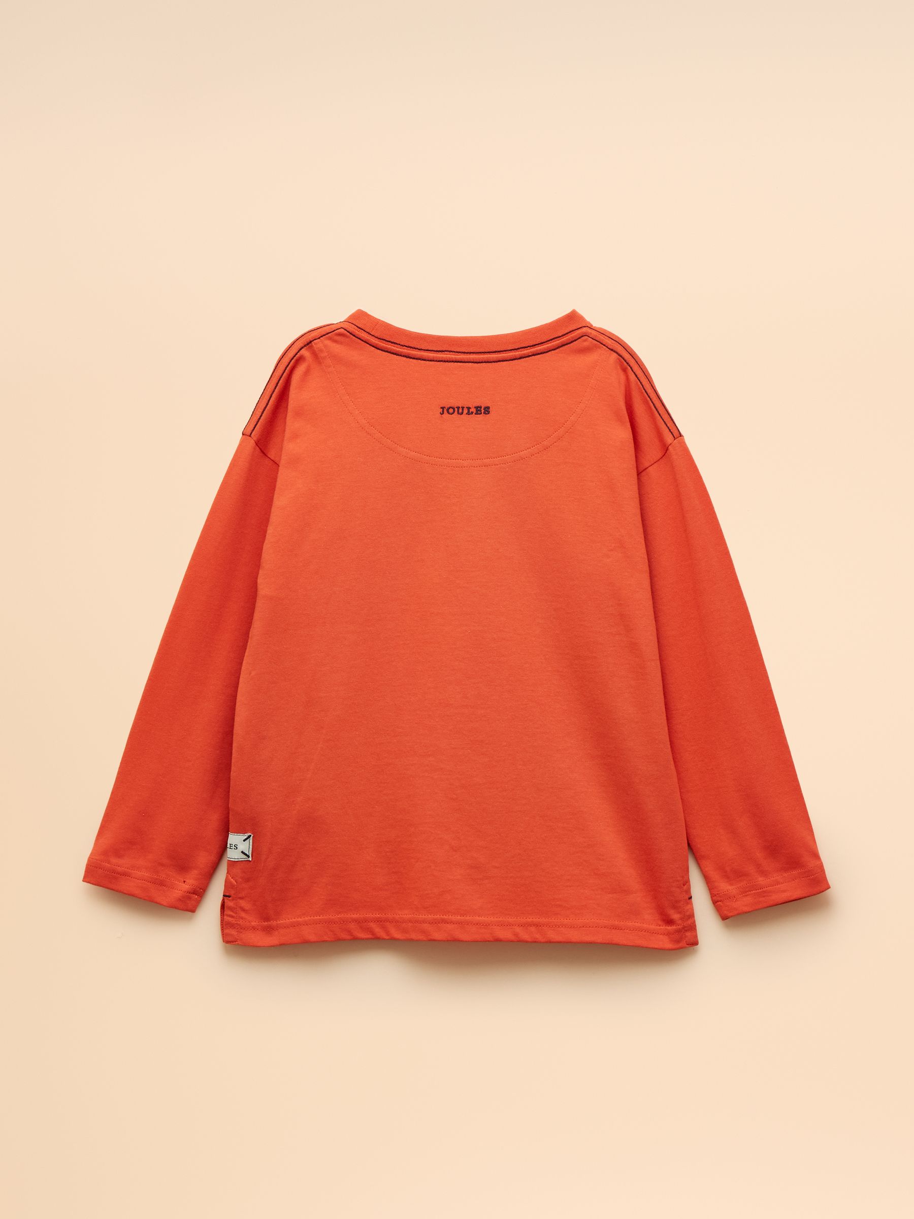 Boys' Jack Orange Bear Applique Long Sleeve Top - Image 2 of 4