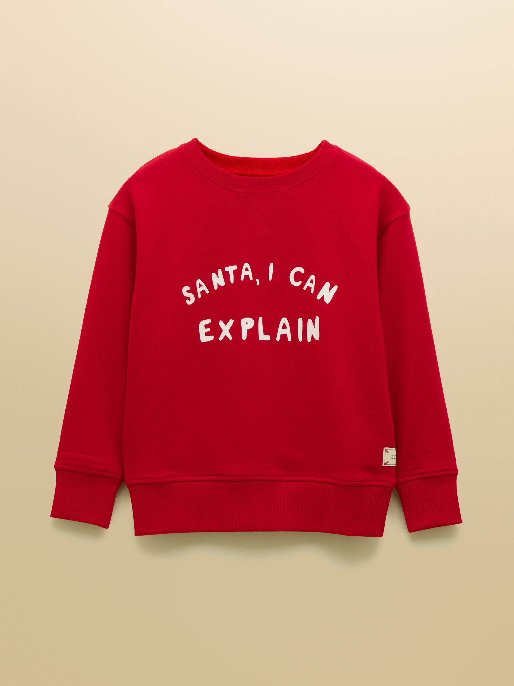 Kids' Sundaze Red Slogan Crew Neck Sweatshirt - Image 4 of 7