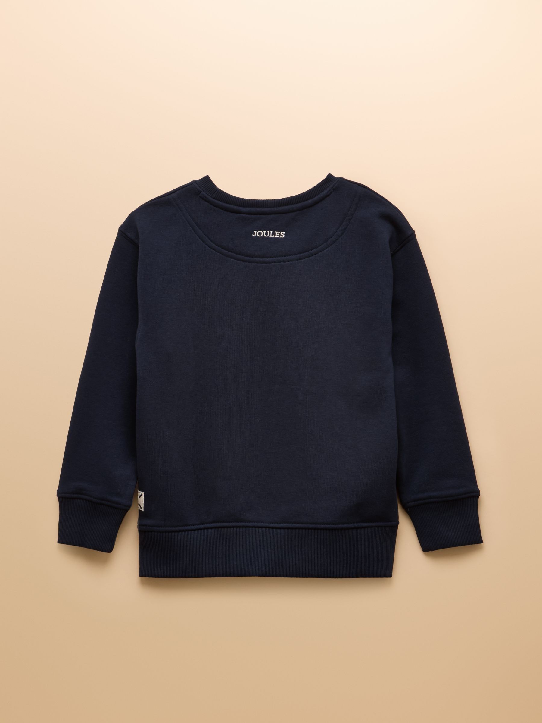 Kids' Sundaze Navy Blue Slogan Crew Neck Sweatshirt - Image 5 of 8