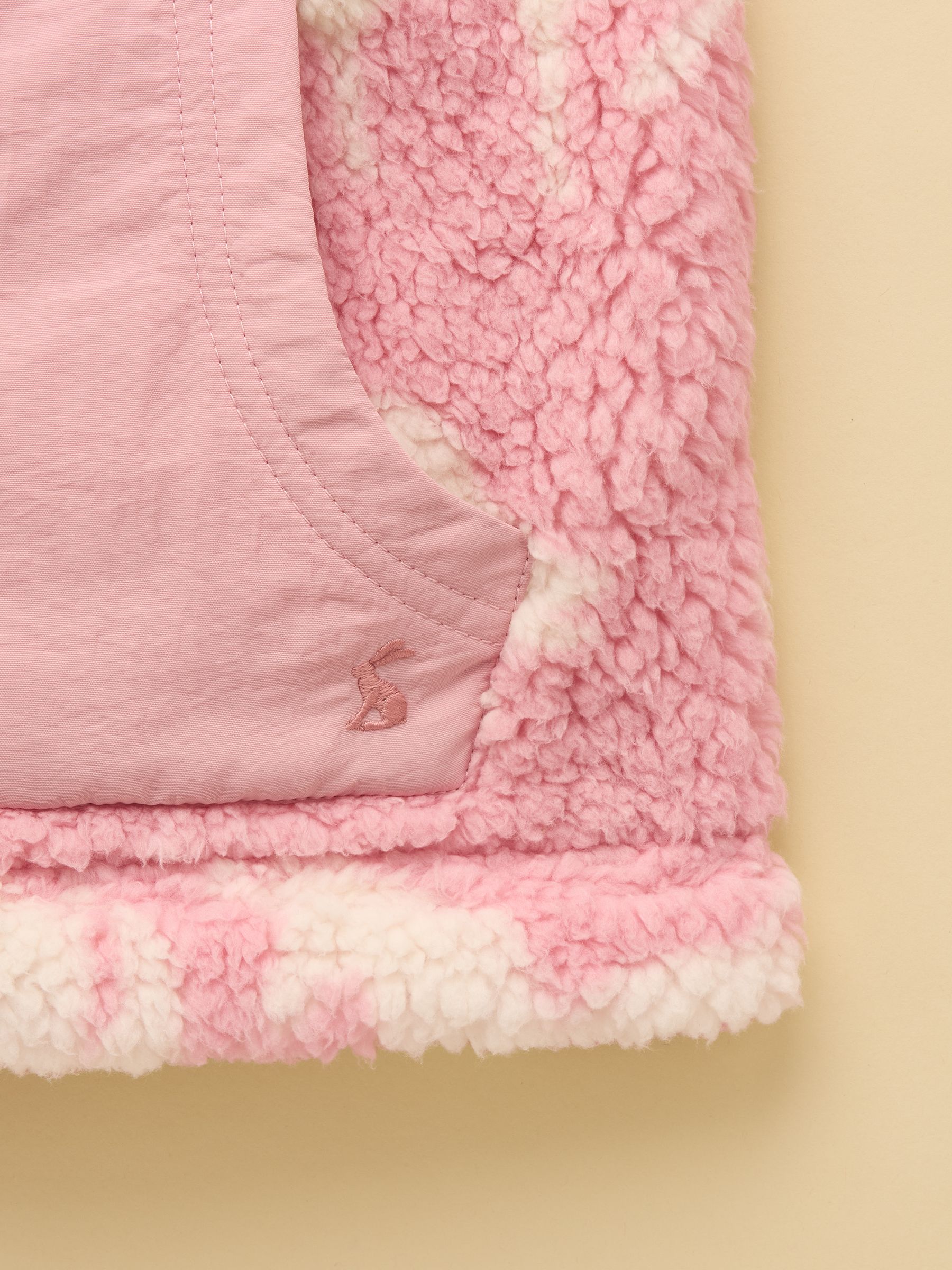 Girls' Tilly Pink Unicorn Fleece Gilet - Image 4 of 5