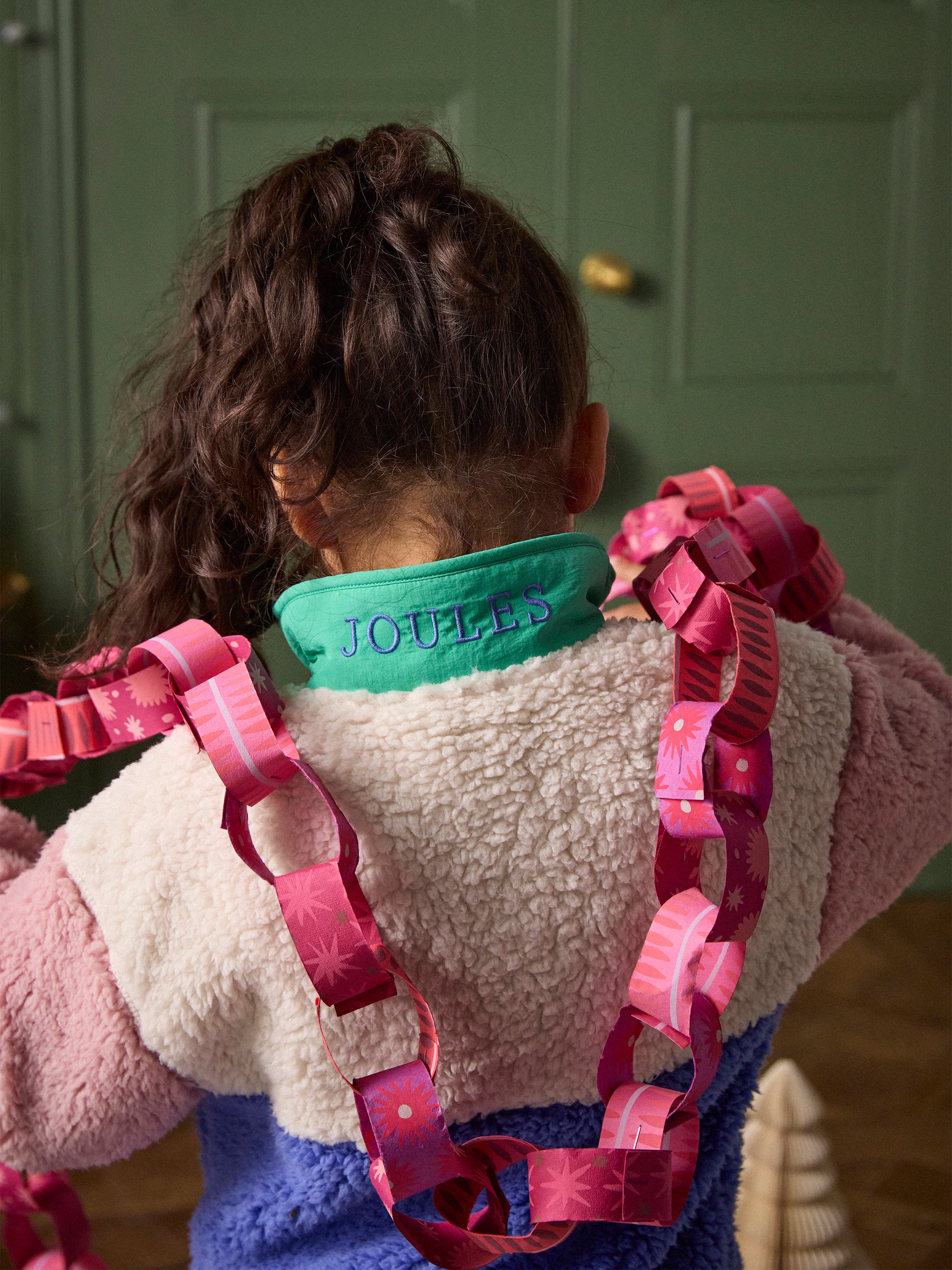 Girls' Tilly Blue Colourblock Quarter Zip Fleece - Image 2 of 6