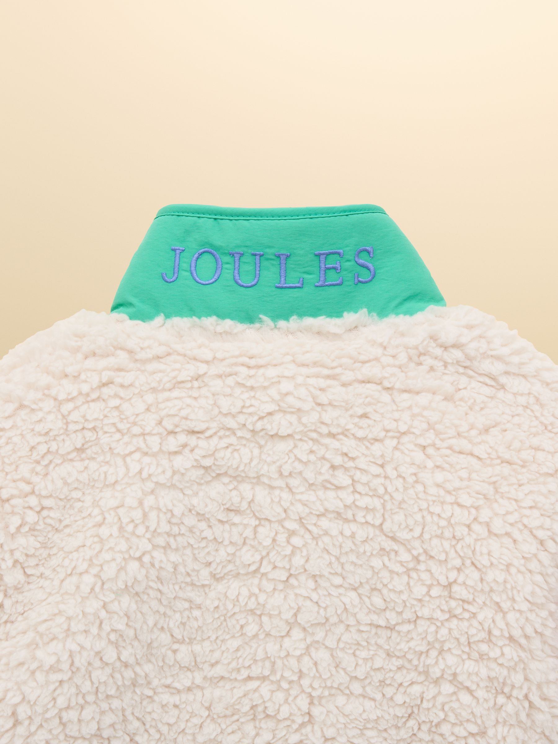 Girls' Tilly Blue Colourblock Quarter Zip Fleece - Image 5 of 6