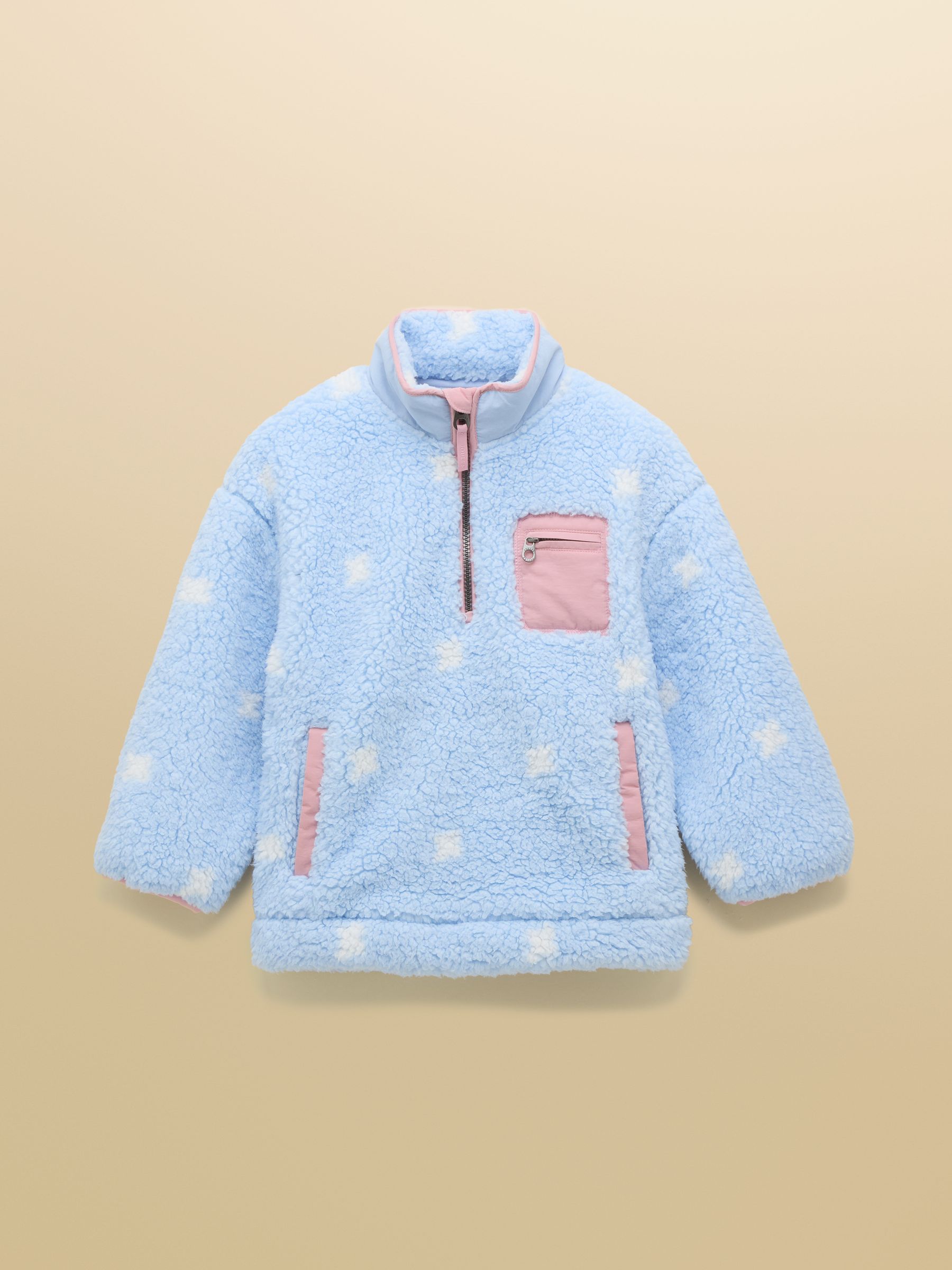 Girls' Tilly Blue Quarter Zip Fleece - Image 1 of 4