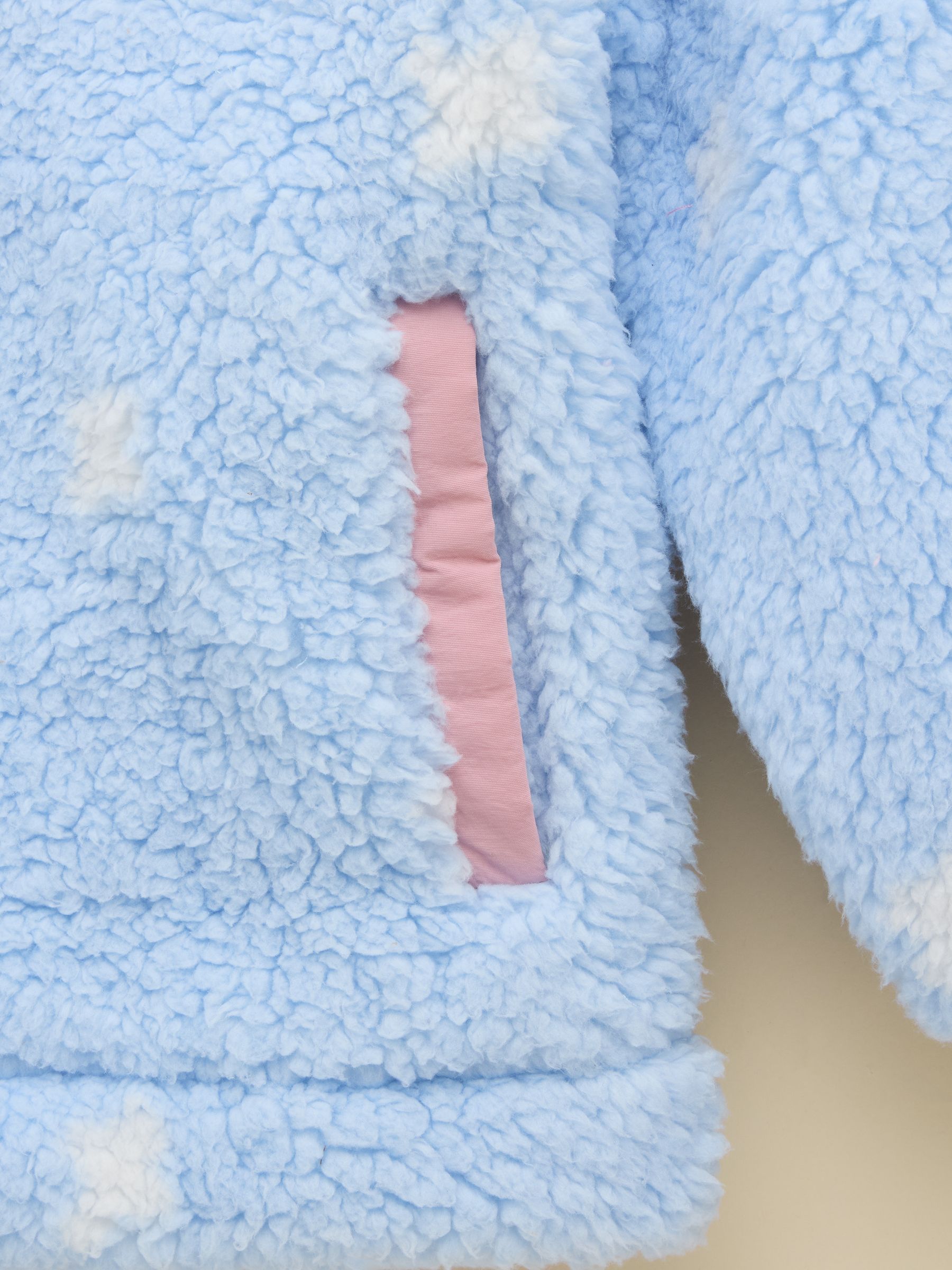 Girls' Tilly Blue Quarter Zip Fleece - Image 3 of 4