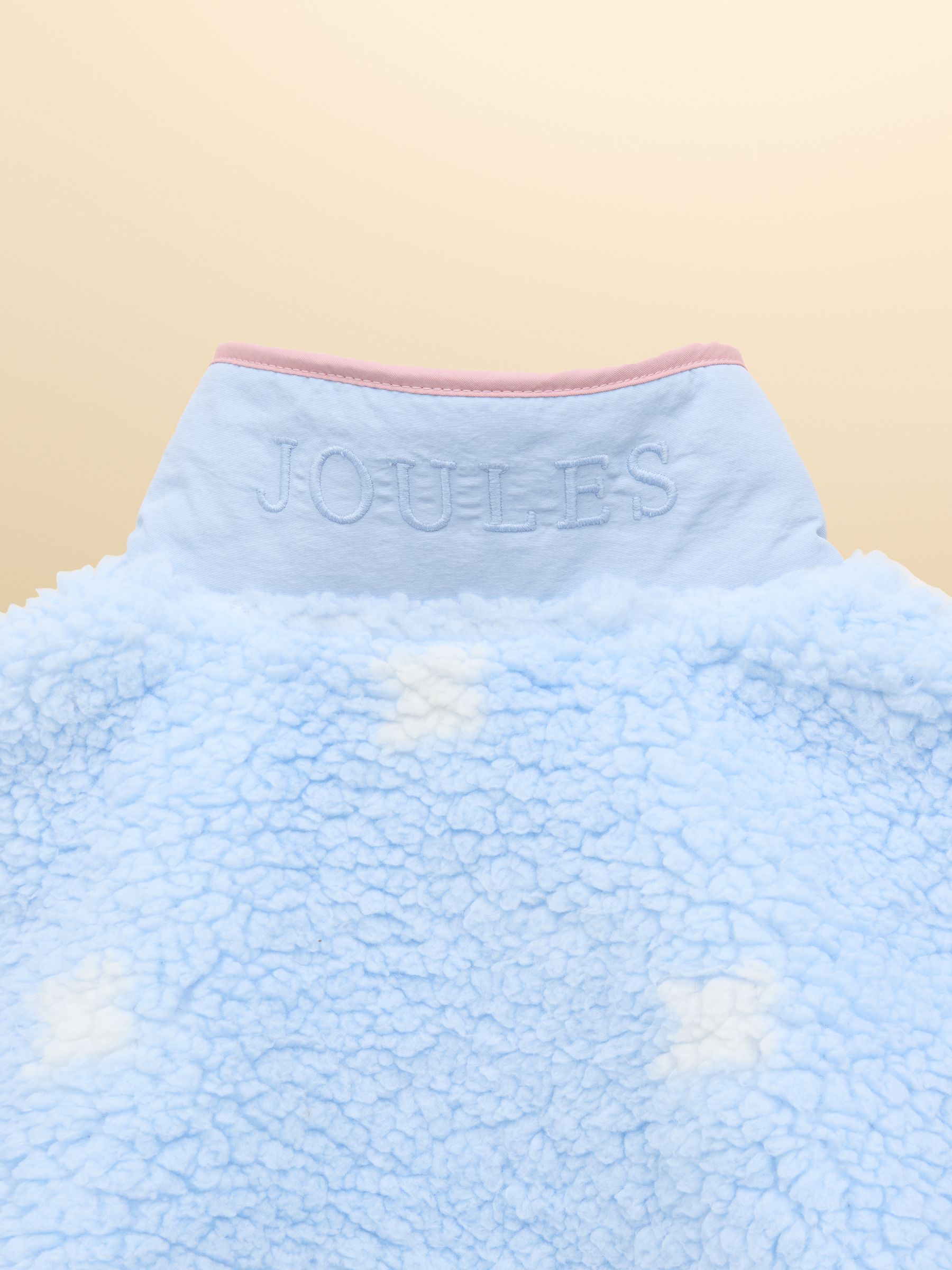 Girls' Tilly Blue Quarter Zip Fleece - Image 4 of 4