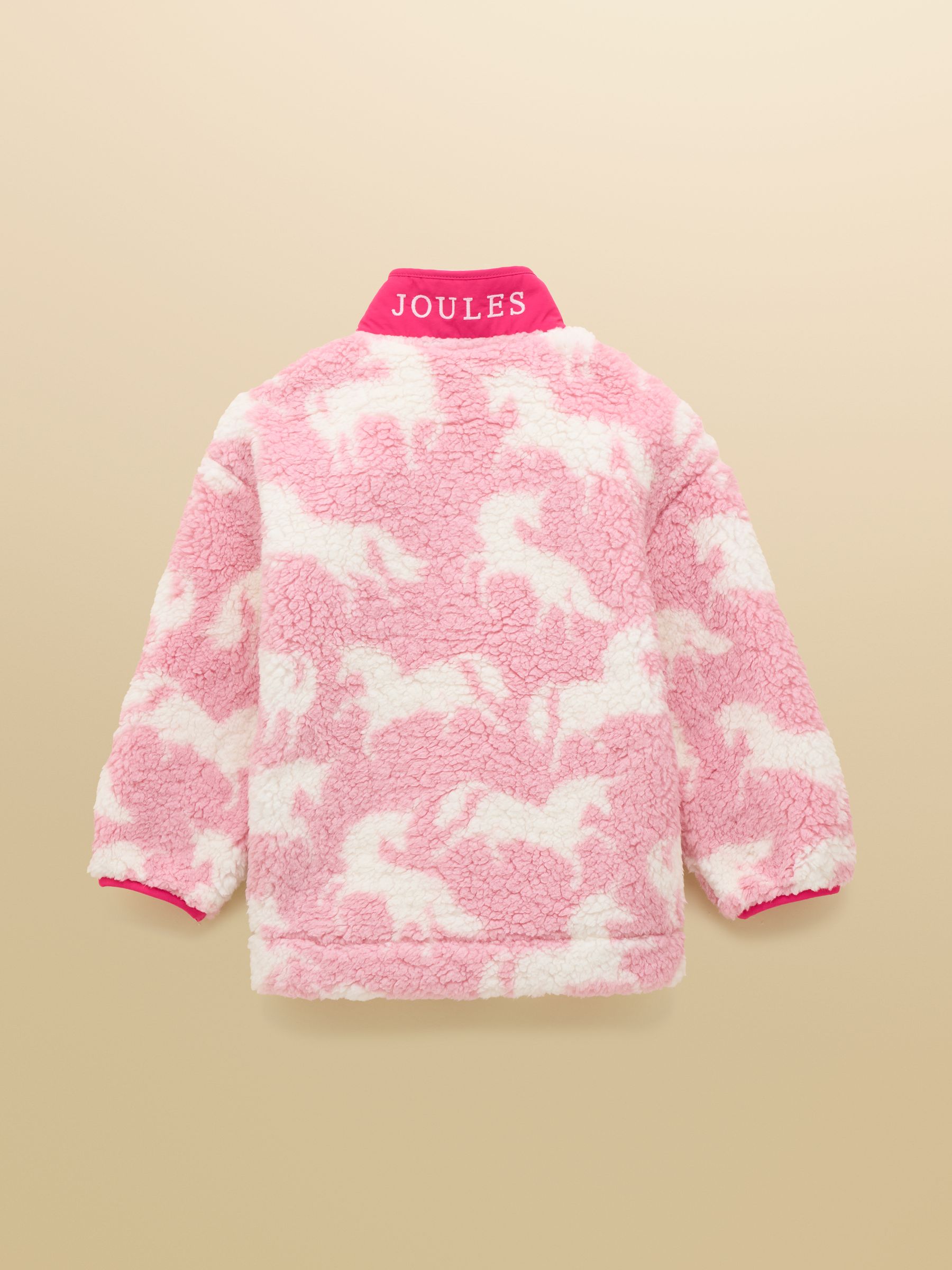 Girls' Tilly Pink Quarter Zip Fleece - Image 2 of 4