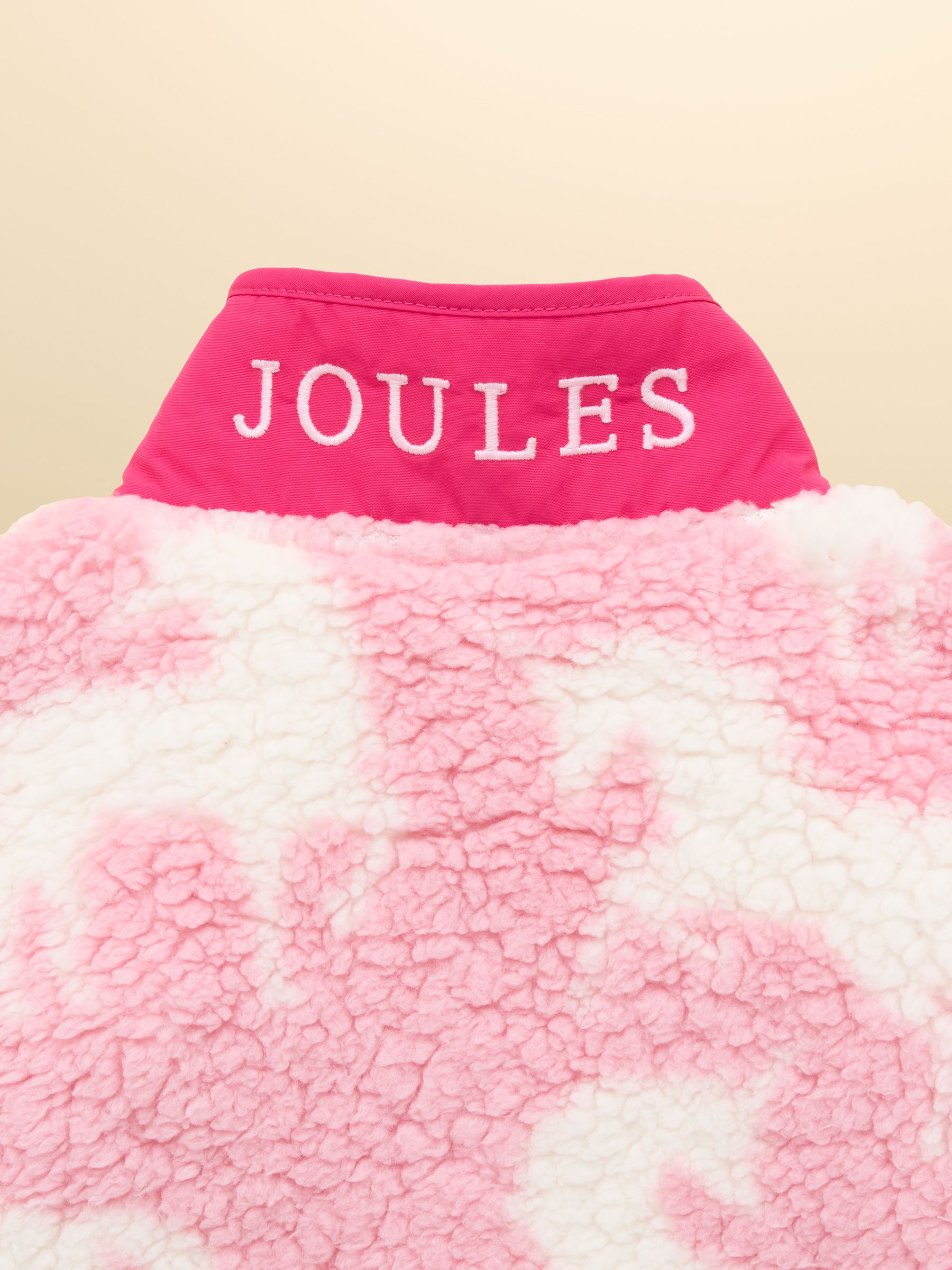 Girls' Tilly Pink Quarter Zip Fleece - Image 4 of 4