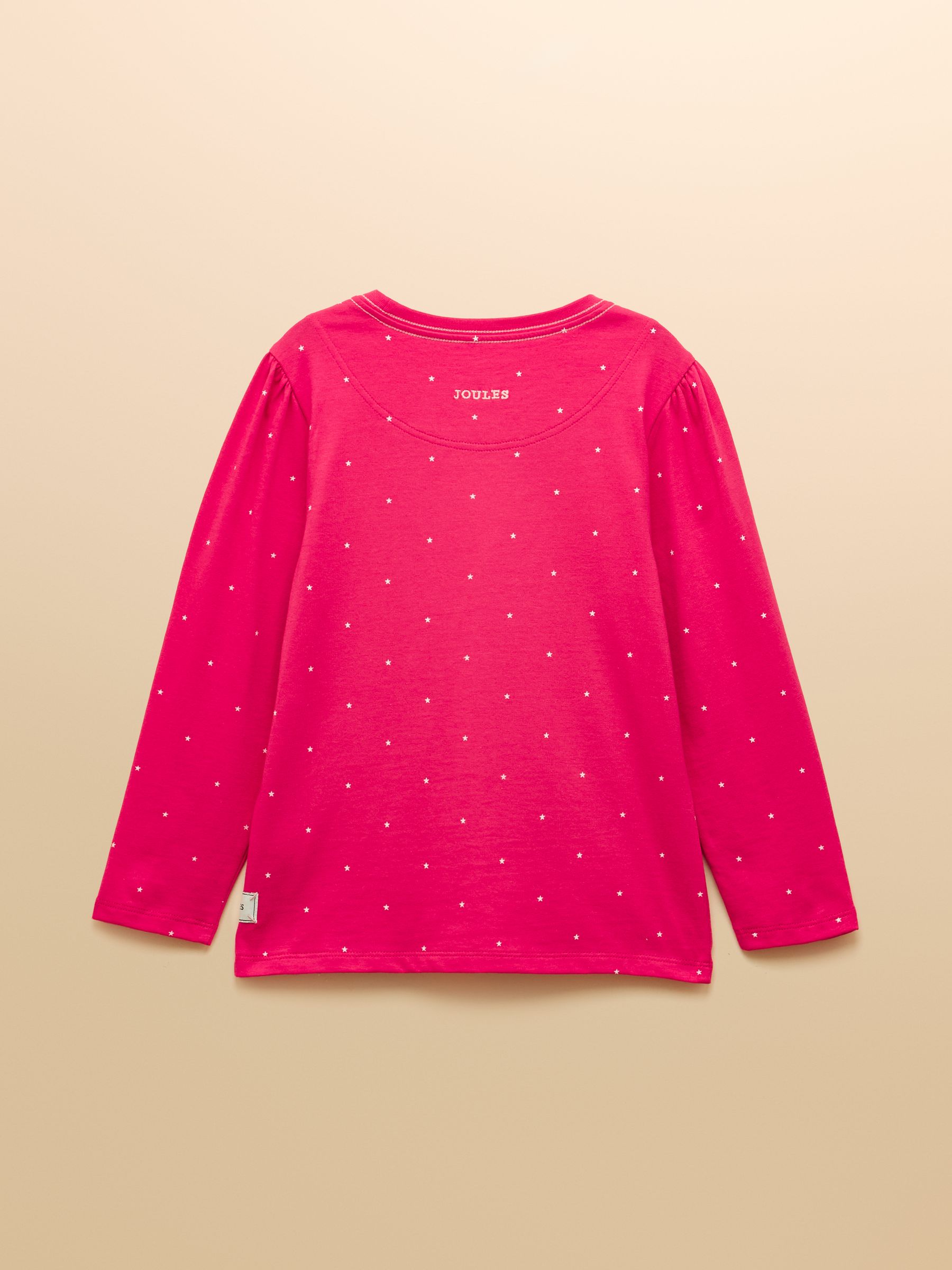Girls' Ava Pink Pegasus Applique Long Sleeve Top - Image 2 of 4