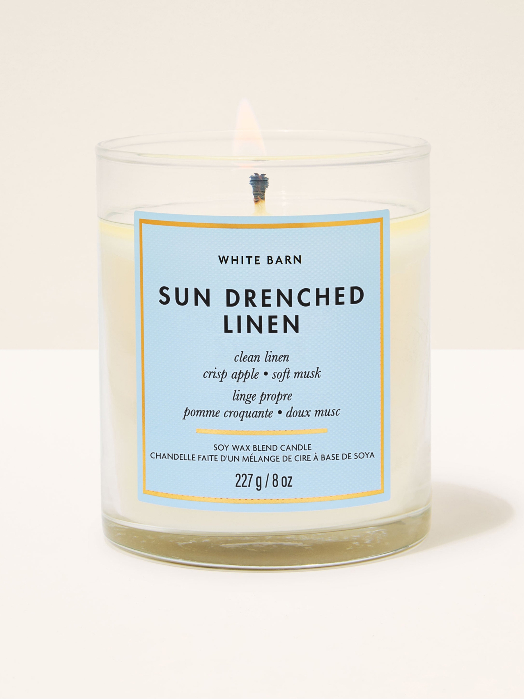 Sundrenched Linen Single Wick Candle 227g - Image 1 of 2