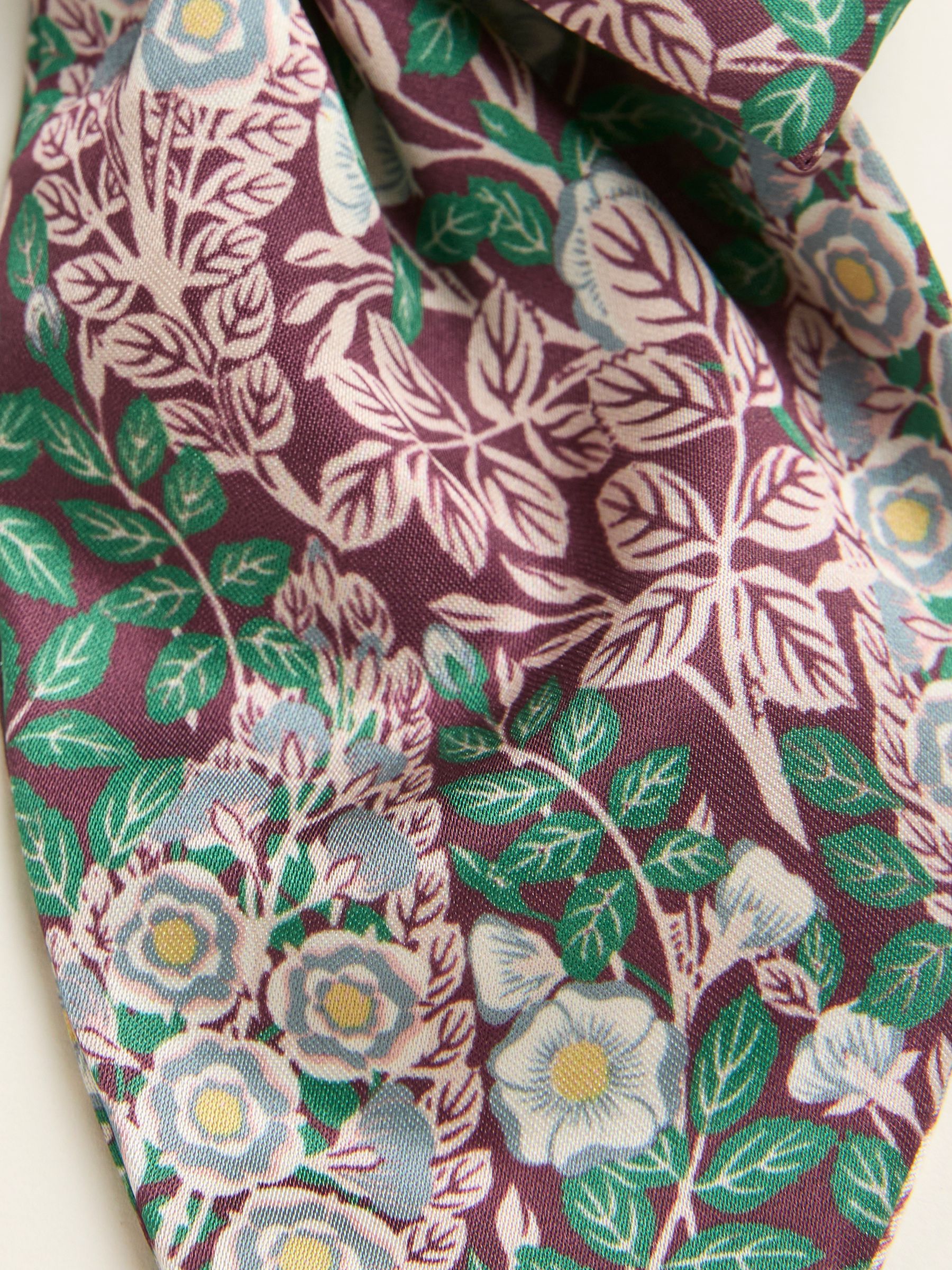 Burgundy Red Japanese Rose Hair Bow - Image 2 of 2 Burgundy Red Japanese Rose Hair Bow - Image 2 of 2