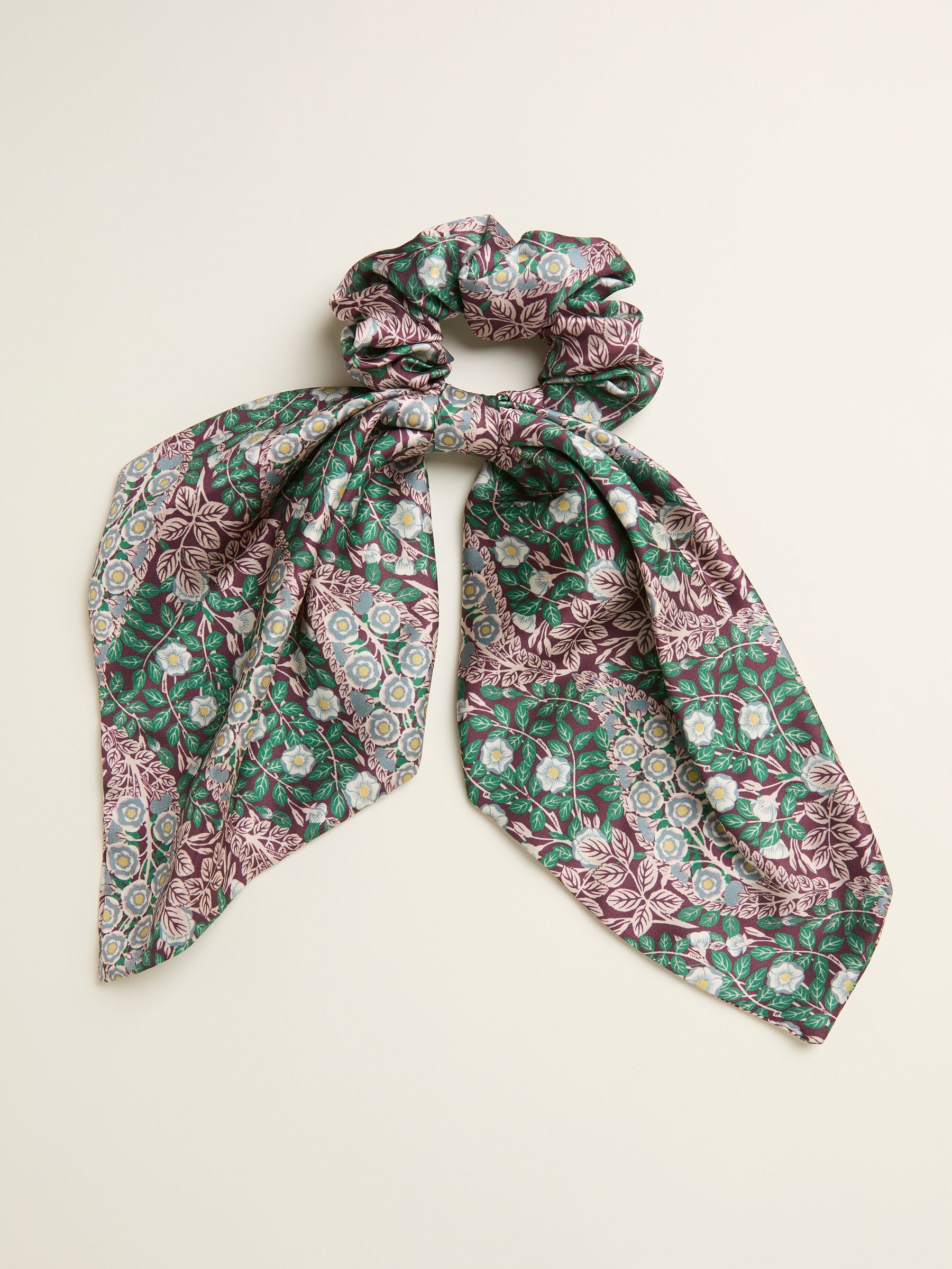 Burgundy Red Japanese Rose Hair Tie - Image 1 of 2