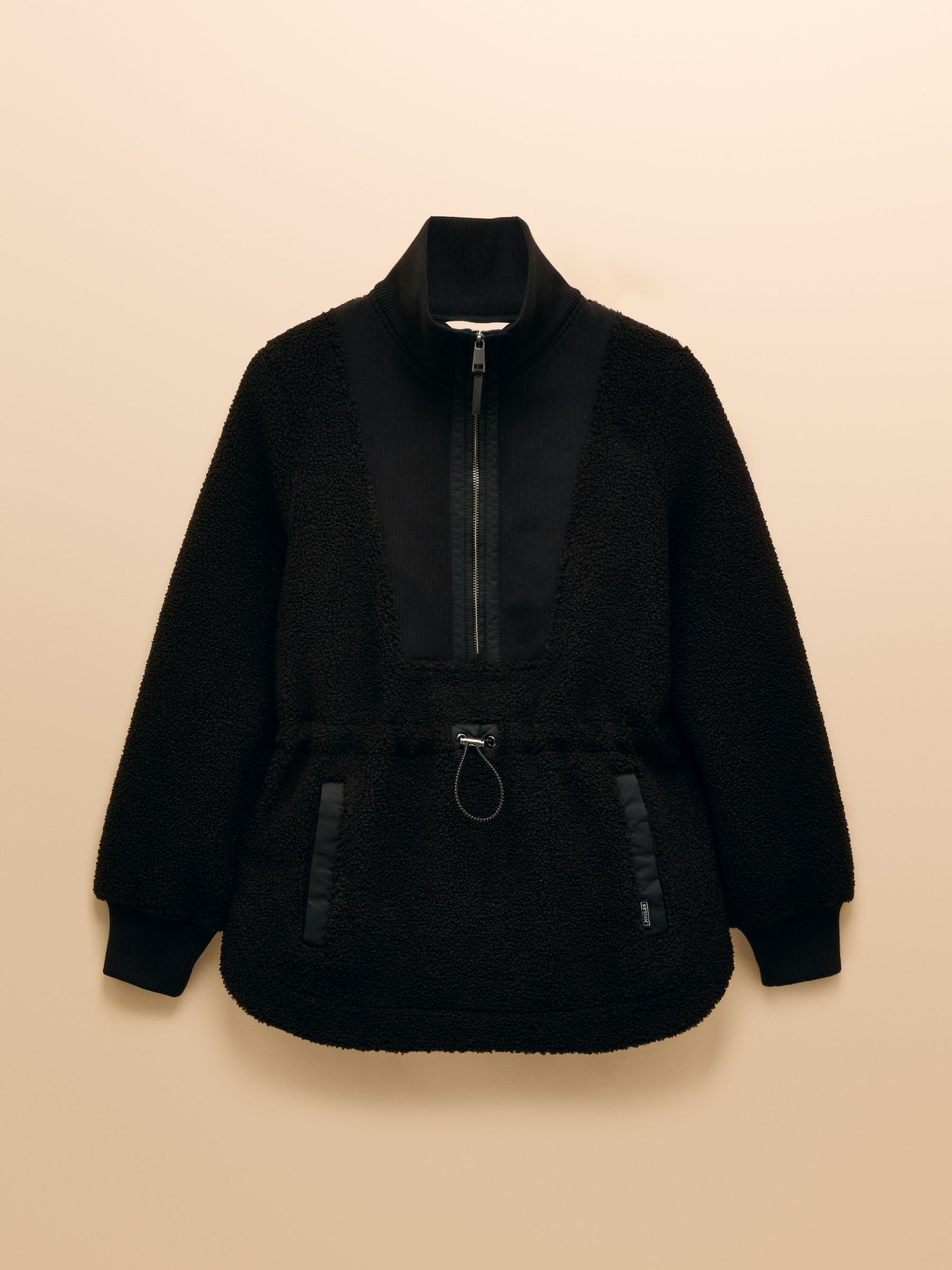 Thurleston Black Borg Half Zip Fleece with Adjustable Waist - Image 10 of 10