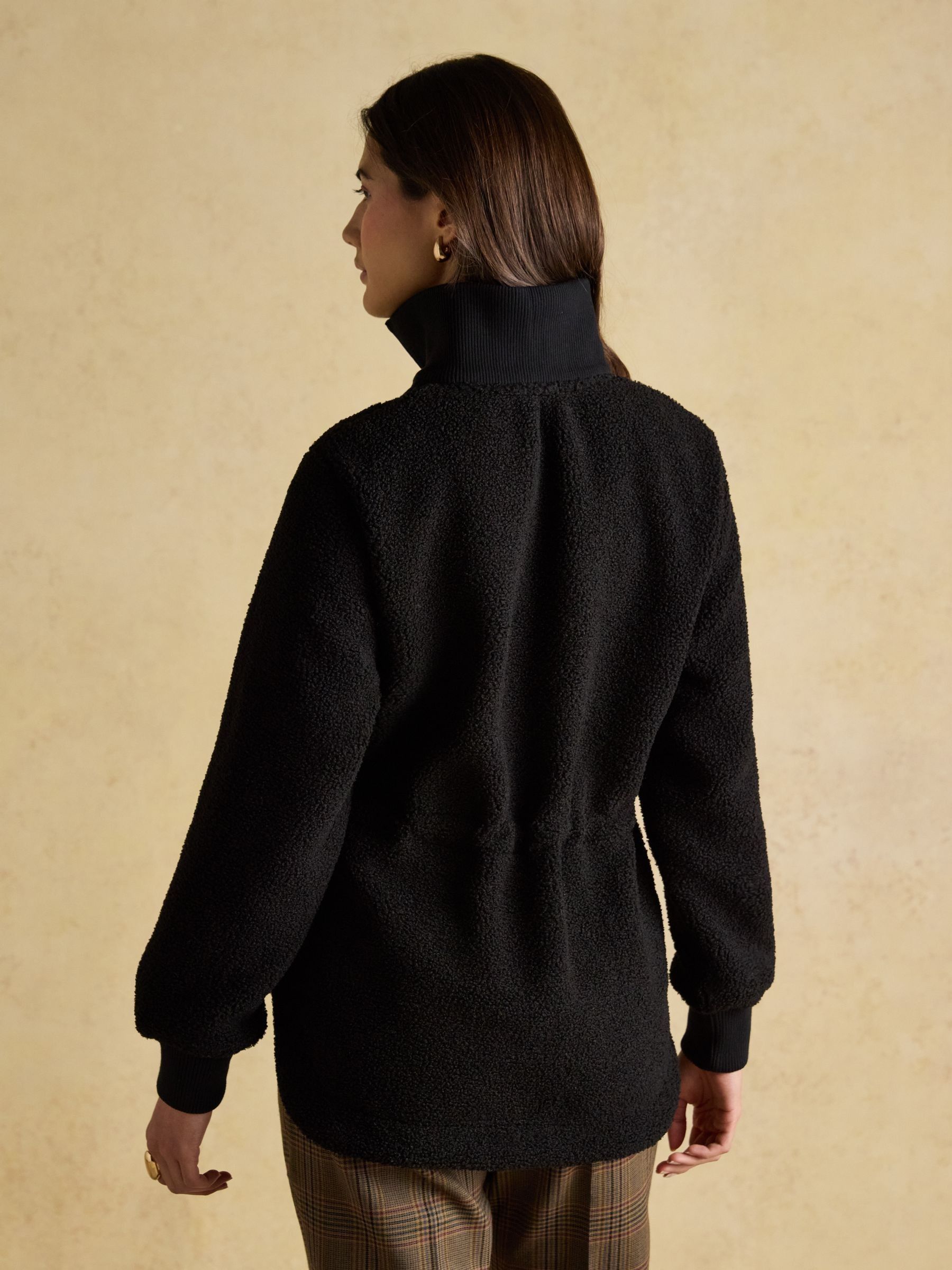 Thurleston Black Borg Half Zip Fleece with Adjustable Waist - Image 2 of 10