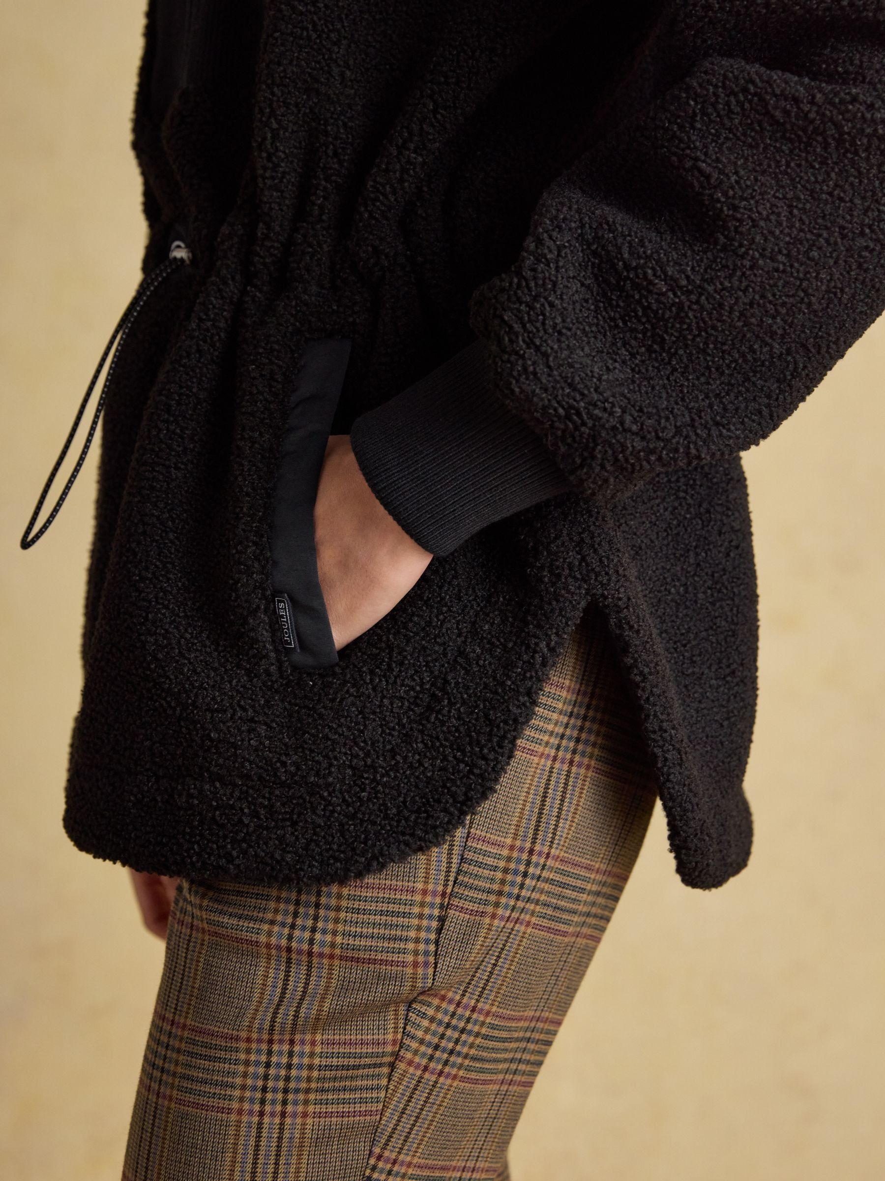 Thurleston Black Borg Half Zip Fleece with Adjustable Waist - Image 8 of 10