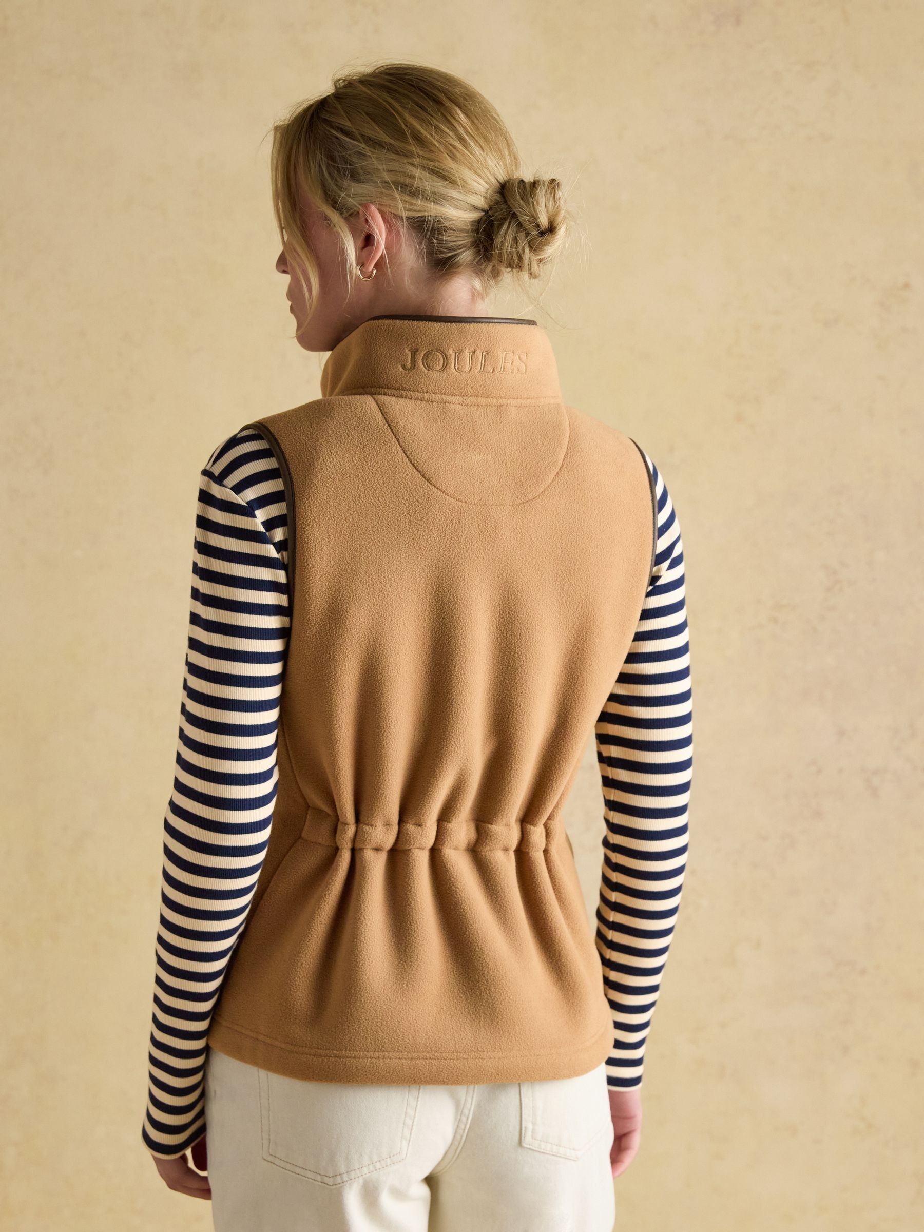Heritage Tan Regular Fleece Gilet - Image 11 of 13