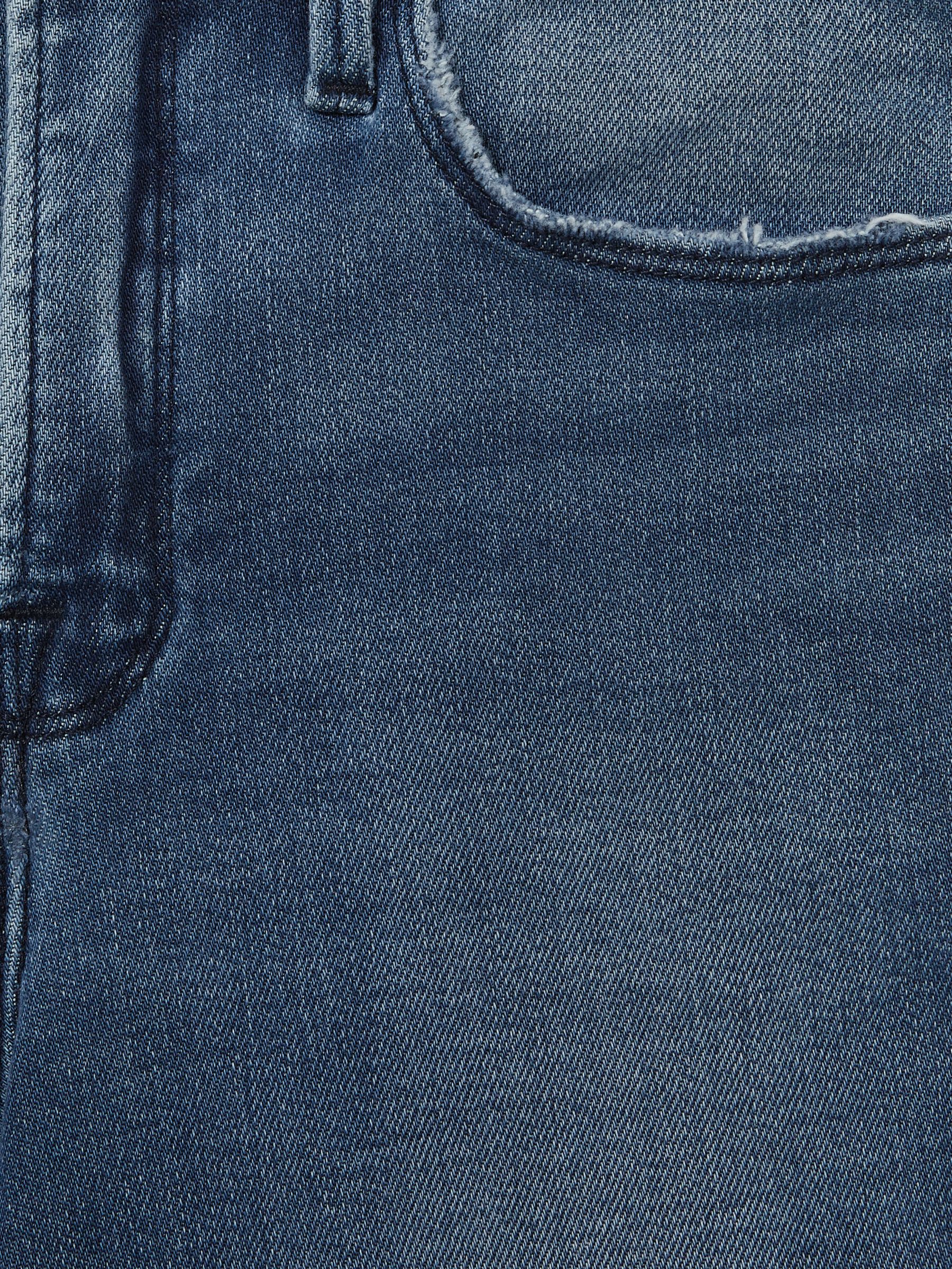 Cropped Bootcut Jeans in Indigo - Image 7 of 7
