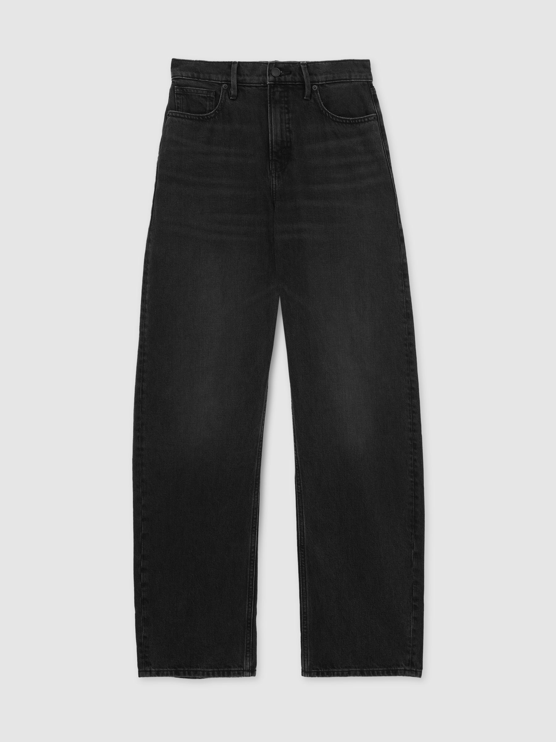 Relaxed Barrel Jeans in Black - Image 2 of 6