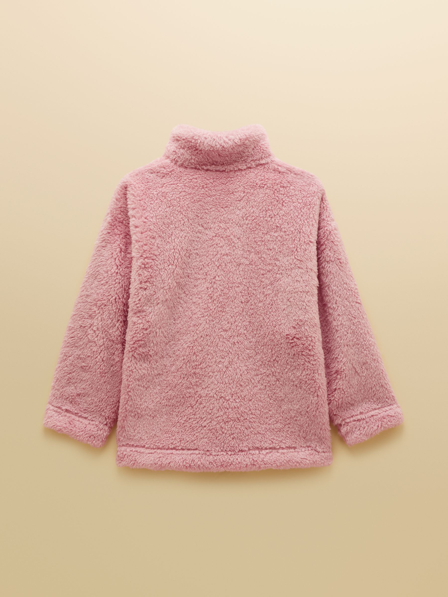 Pink Girls' Zip Through Fleece - Image 2 of 4