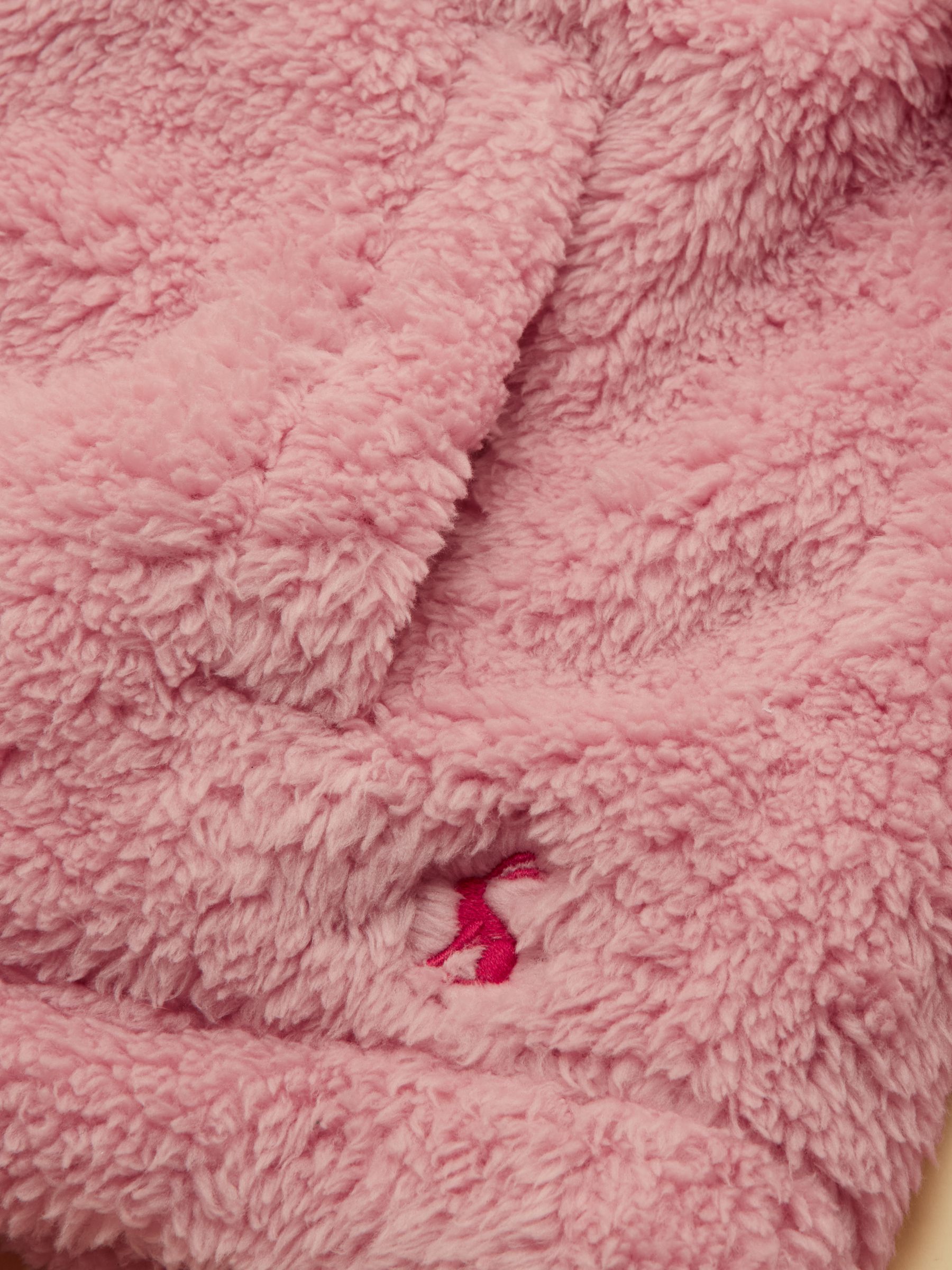 Pink Girls' Zip Through Fleece - Image 4 of 4
