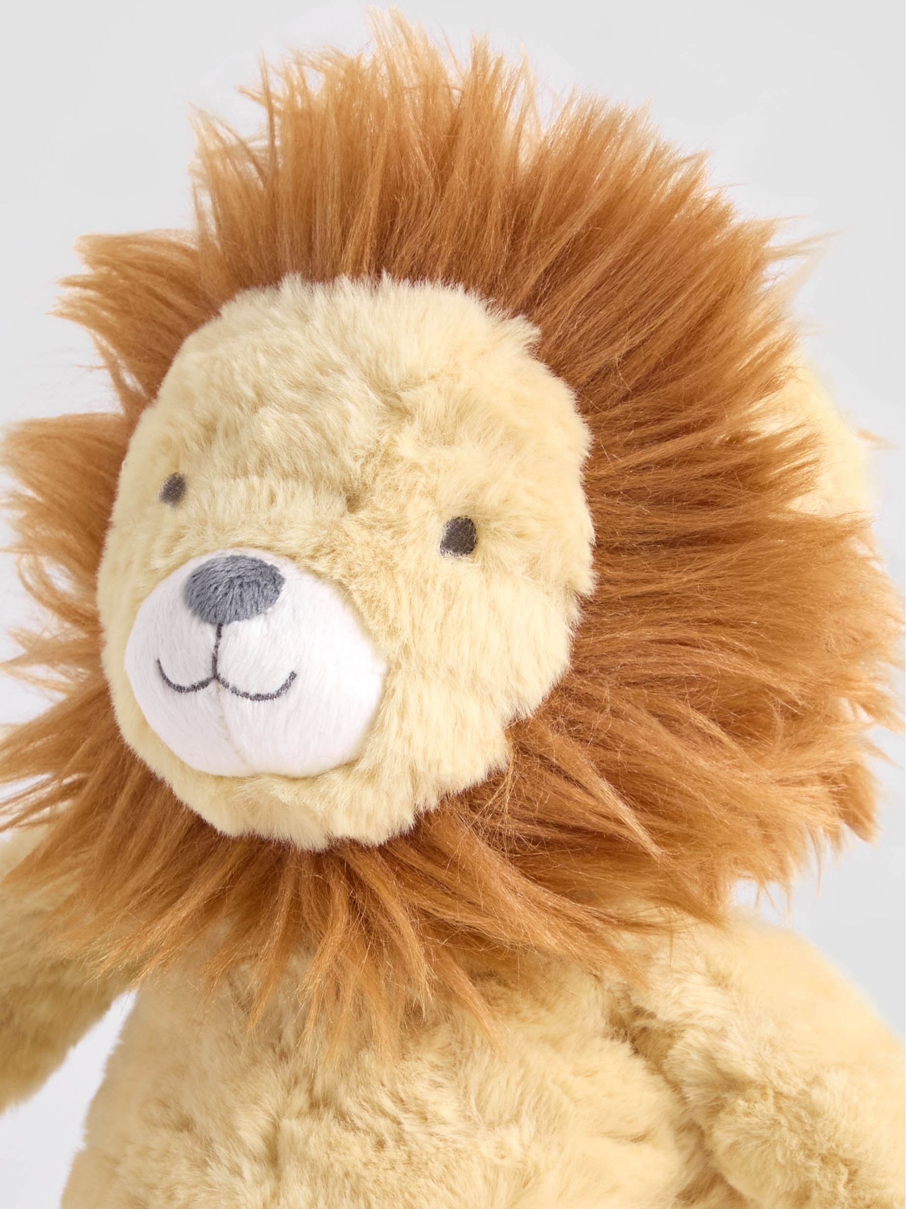 Yellow Luca Lion Soft Toy Plushie - Medium - Image 4 of 4 Yellow Luca Lion Soft Toy Plushie - Medium - Image 4 of 4