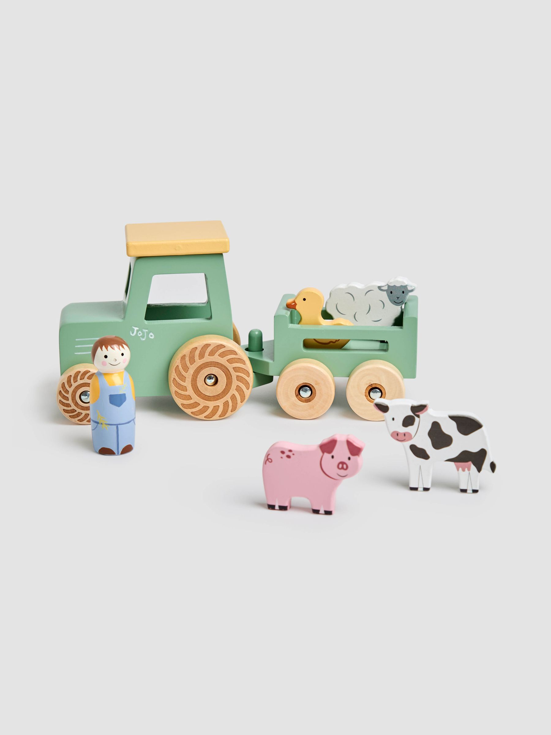 Farm Tractor and Trailer Set - Image 4 of 7