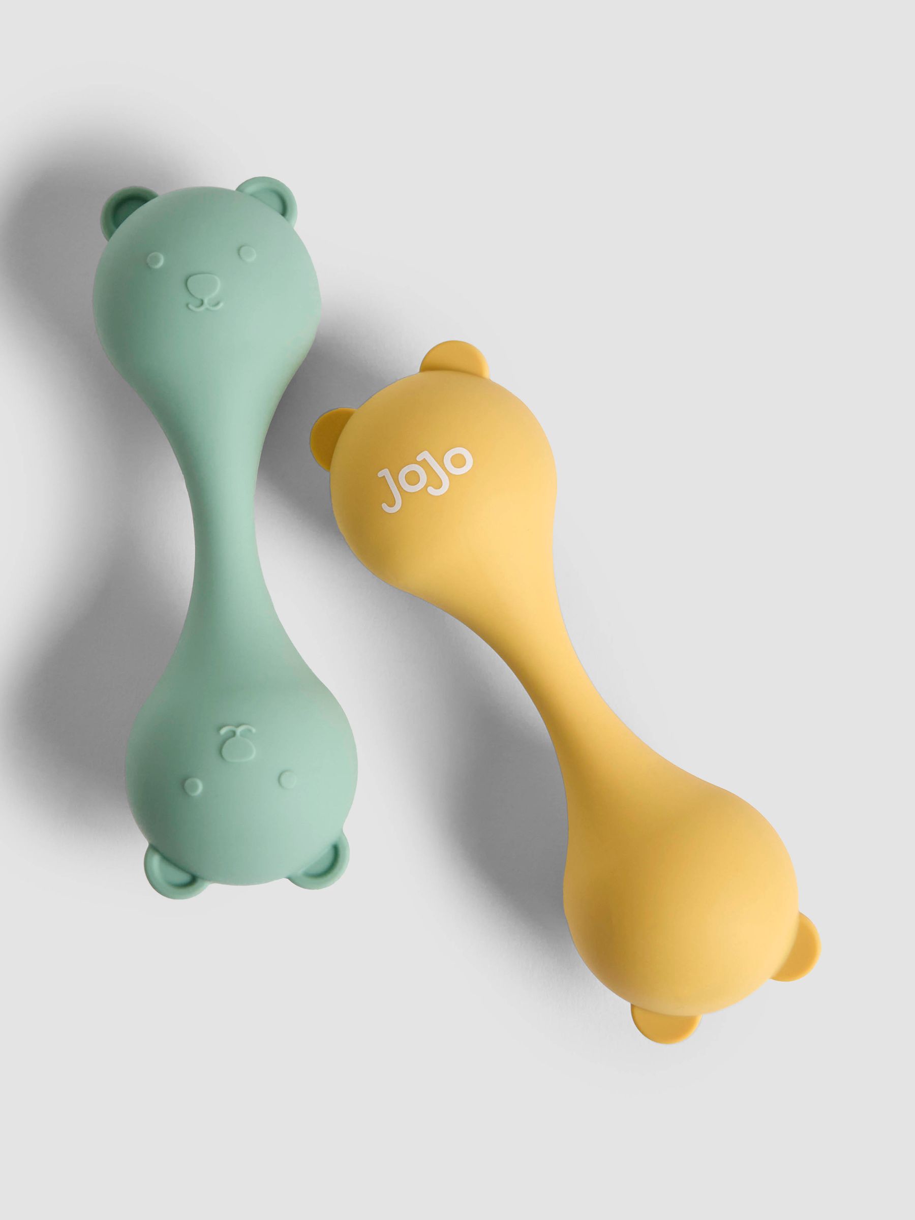Set of 2 Silicone Bear Rattles - Image 2 of 3