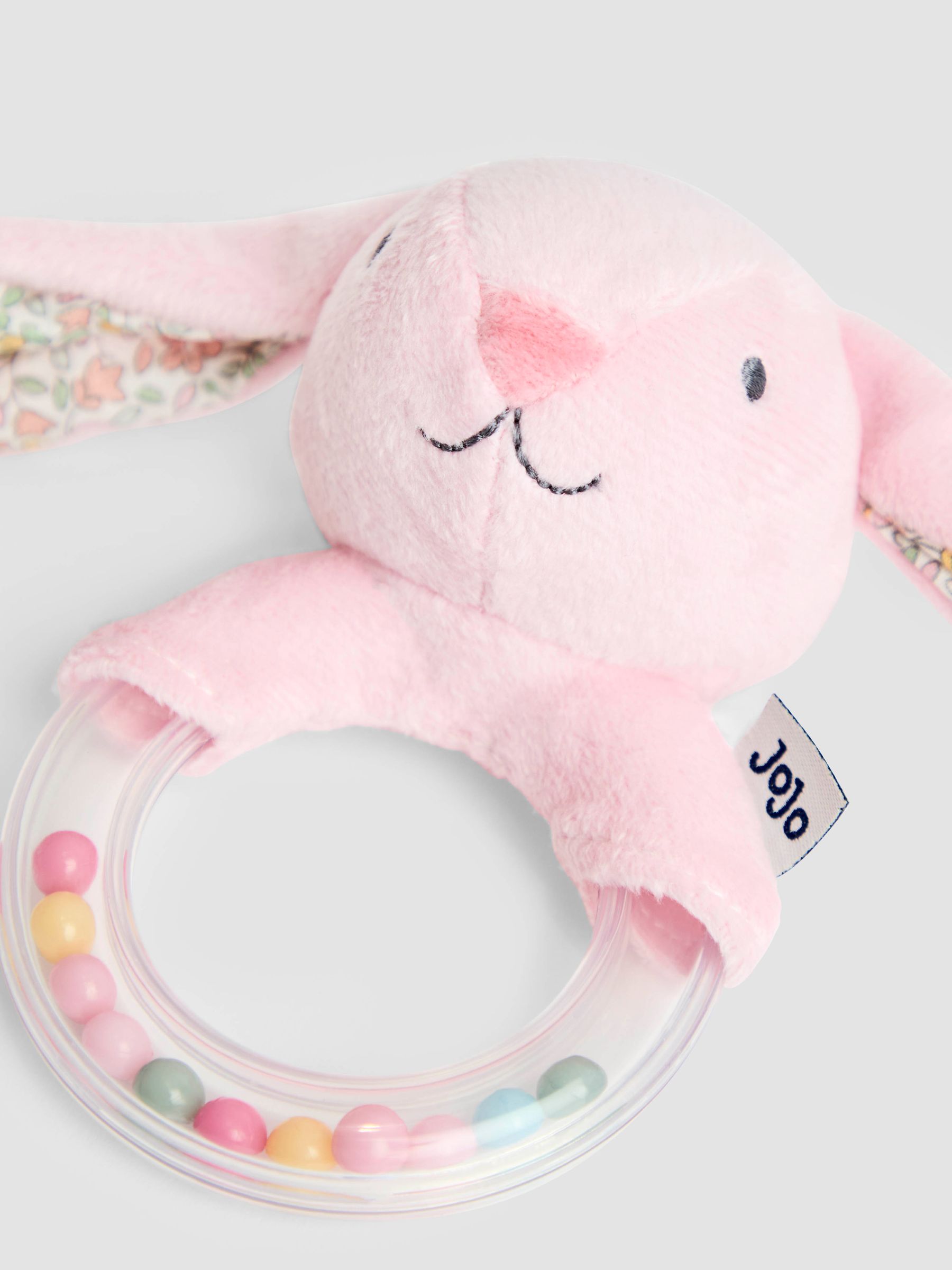 Pink Bunny Bear Ring Rattle Ring Rattle - Image 7 of 7