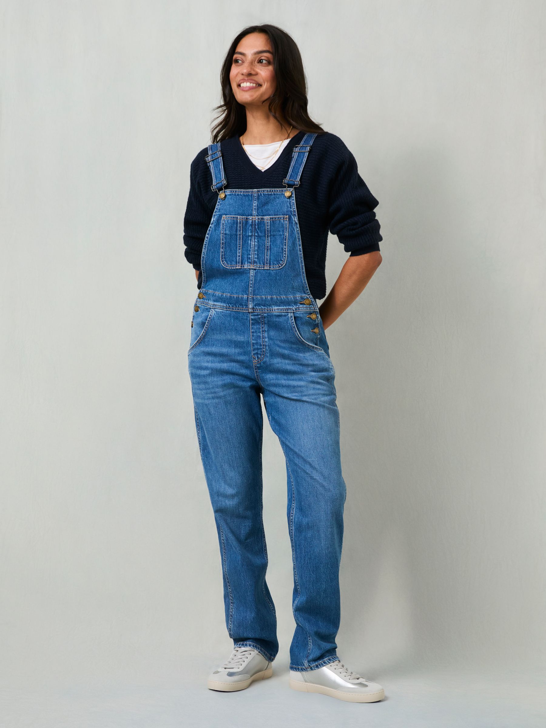 Lewes Denim Vintage Dungarees | FatFace USA