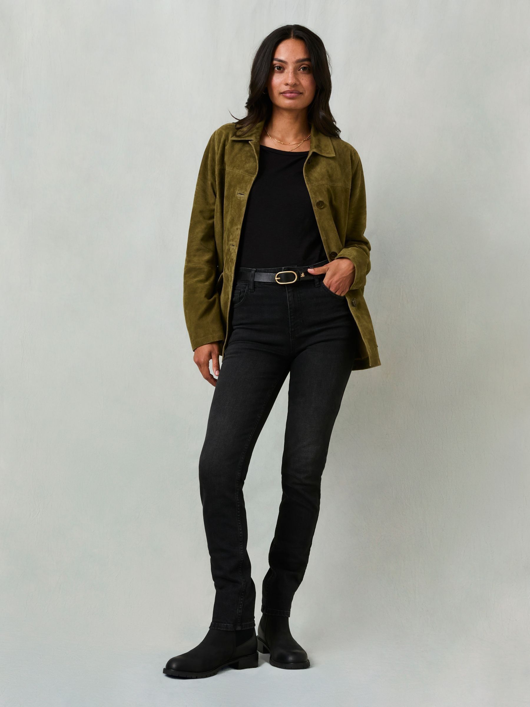 Shenley Washed Black Slim Jeans - Image 2 of 8