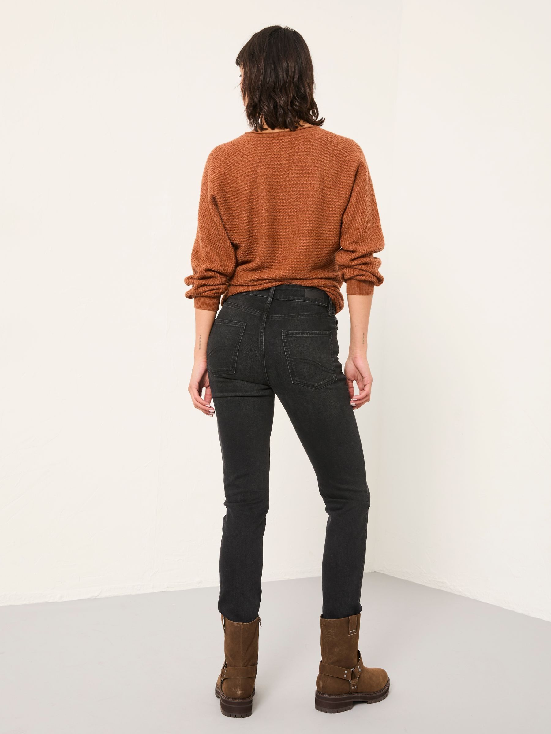 Shenley Washed Black Slim Jeans - Image 4 of 8
