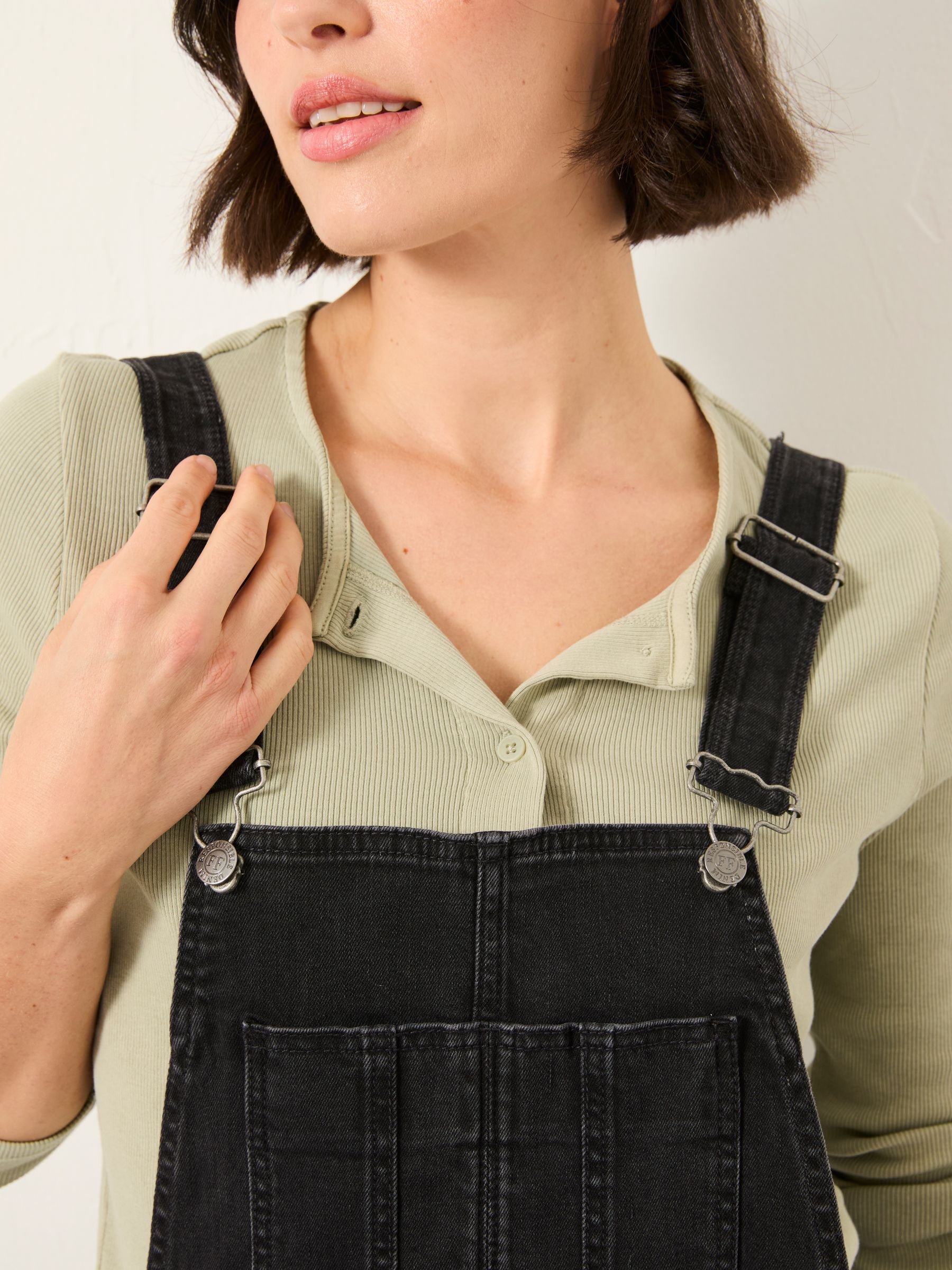 Lewes Washed Black Dungaree - Image 4 of 7
