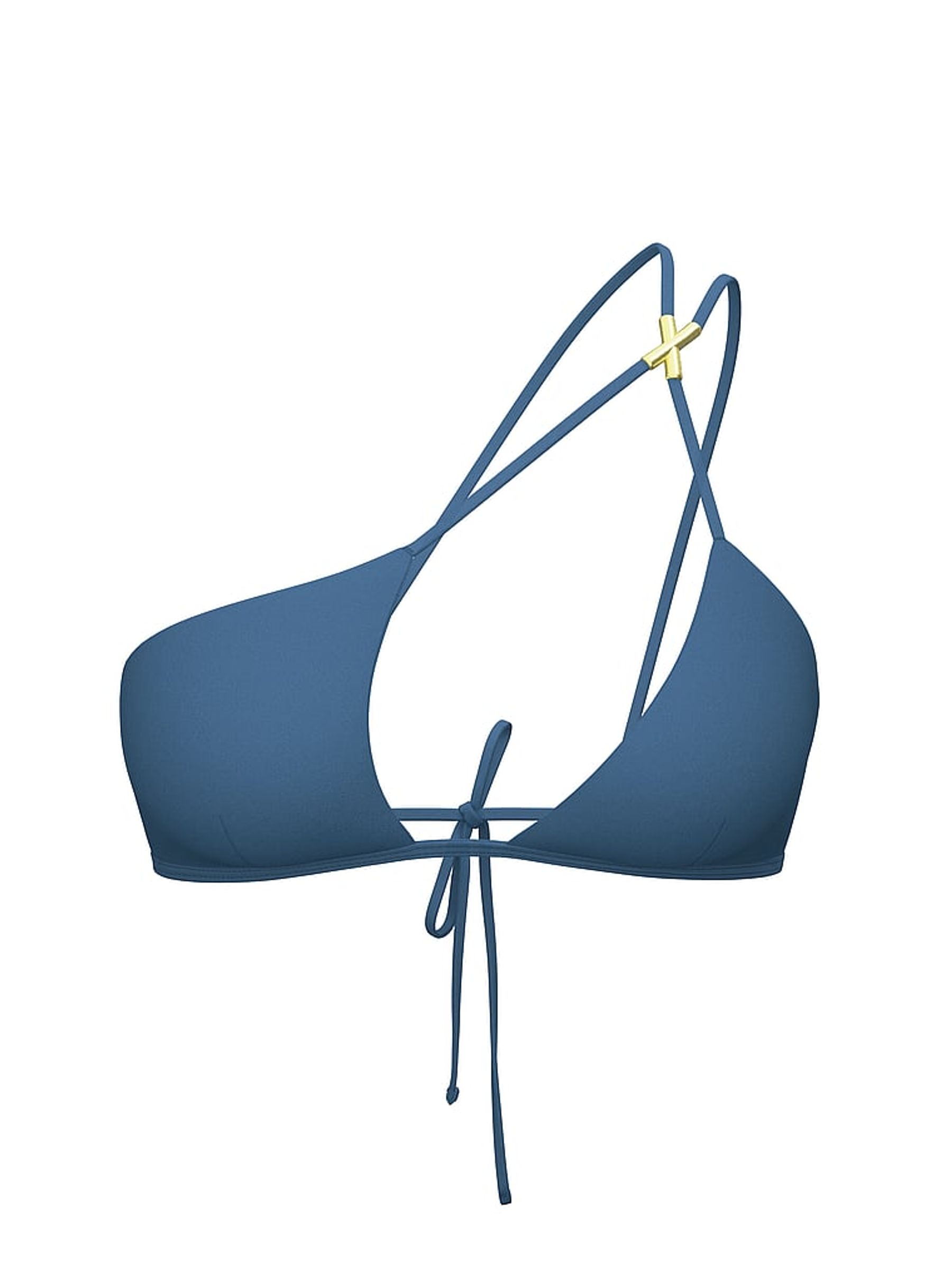Moonlight Blue One Shoulder Bikini Top - Image 3 of 3
