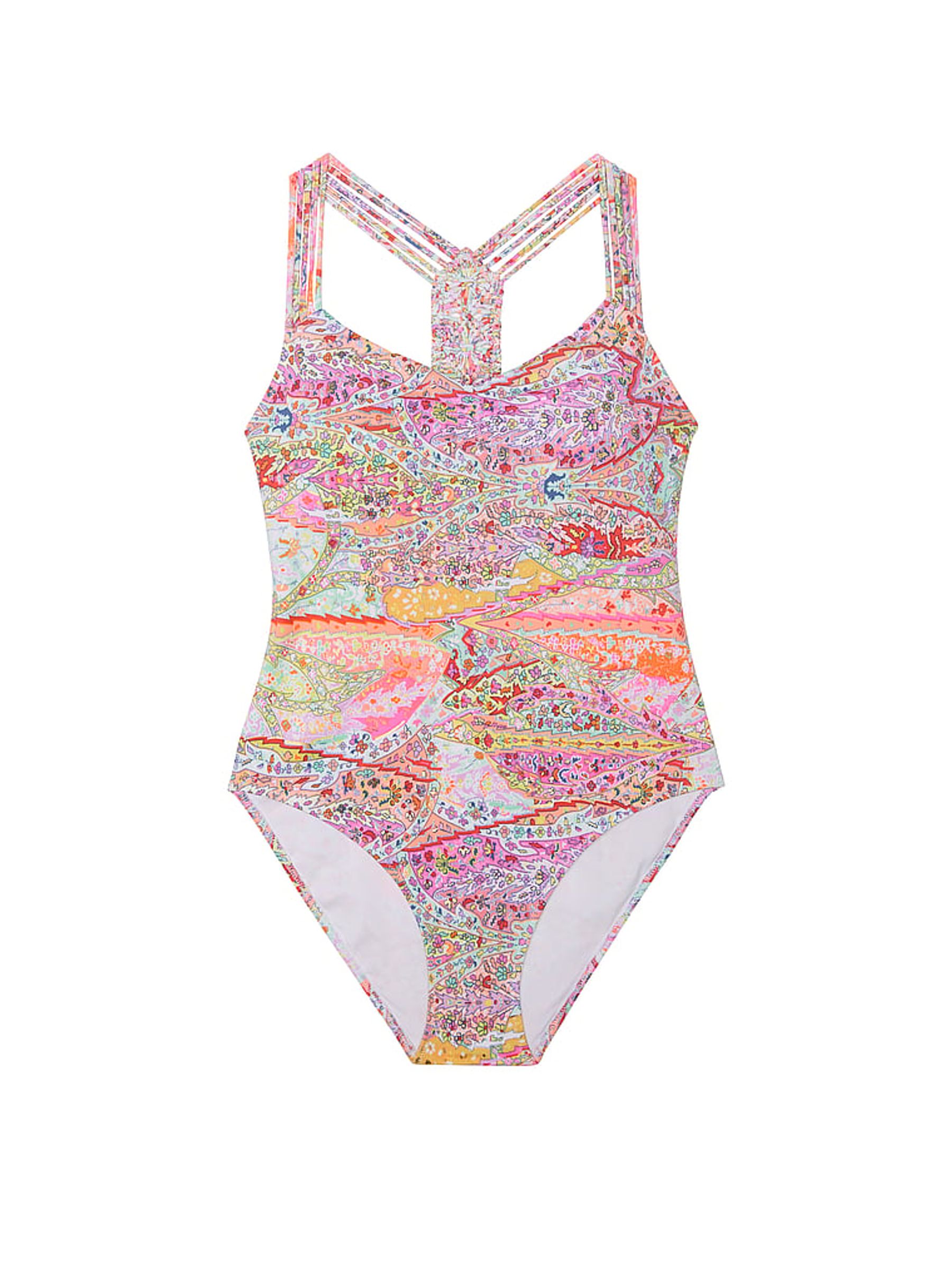 Paisley Pink Macrame Swimsuit - Image 3 of 3
