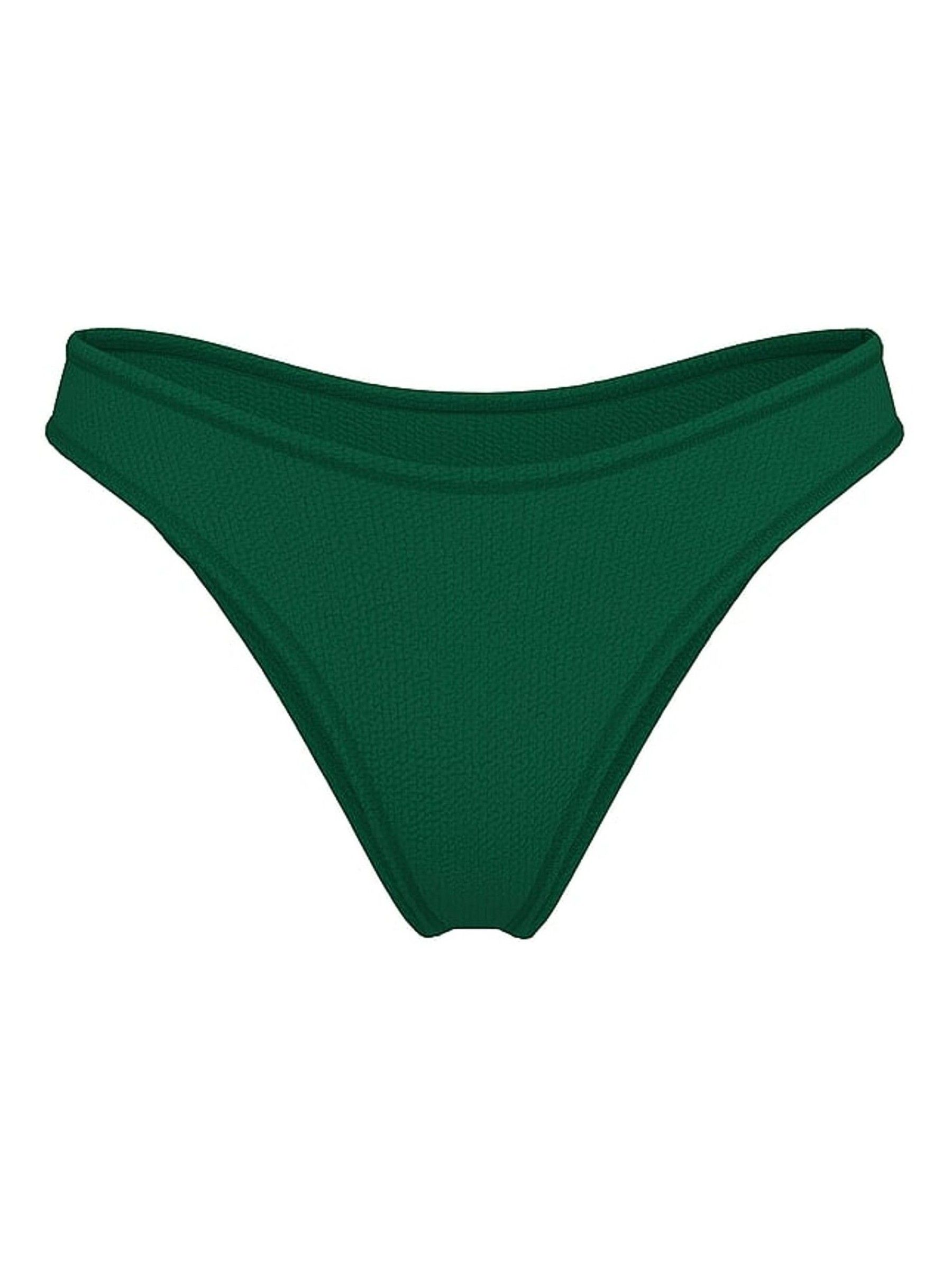 Jaguar Green Brazilian Crinkle Bikini Bottoms - Image 3 of 3