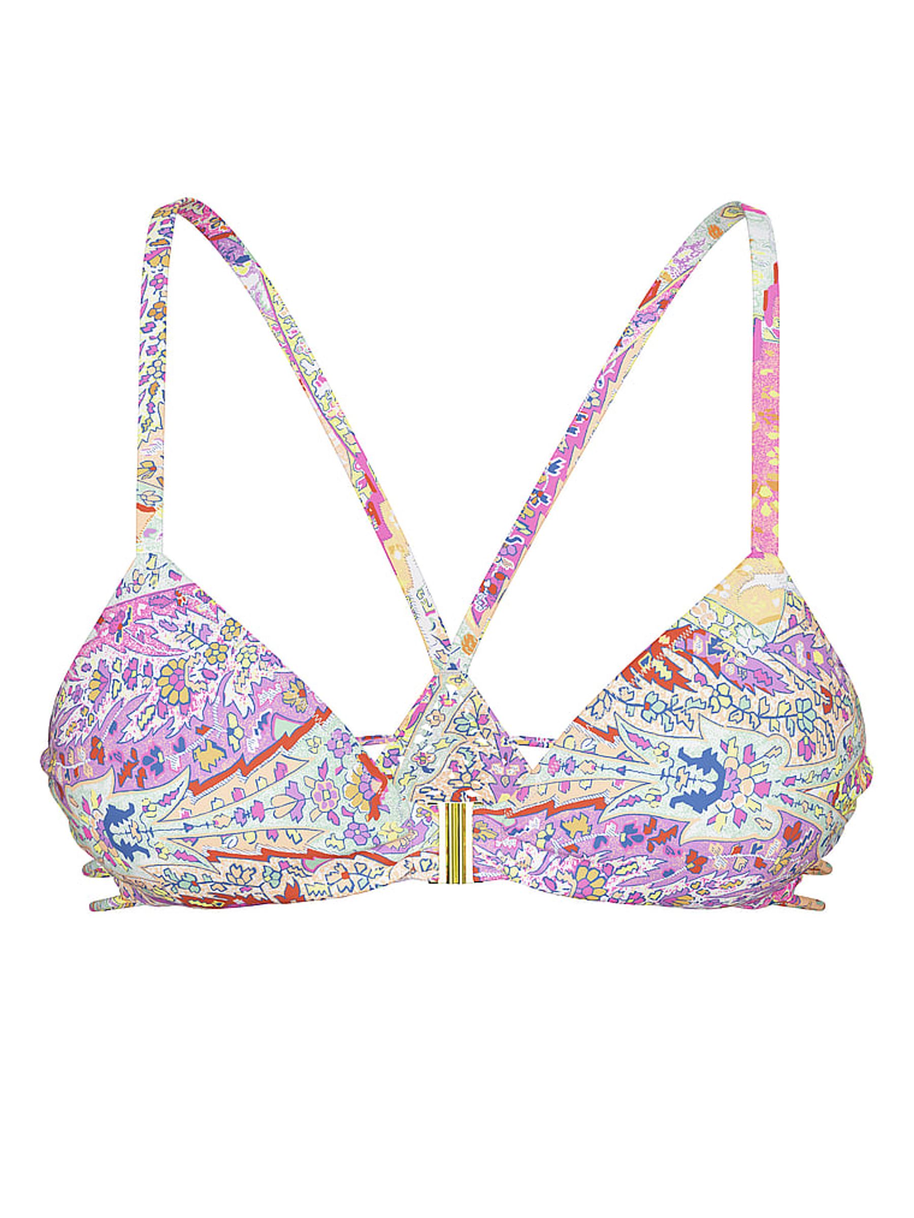 Paisley Pink Non Wired Macrame Bikini Top - Image 4 of 4