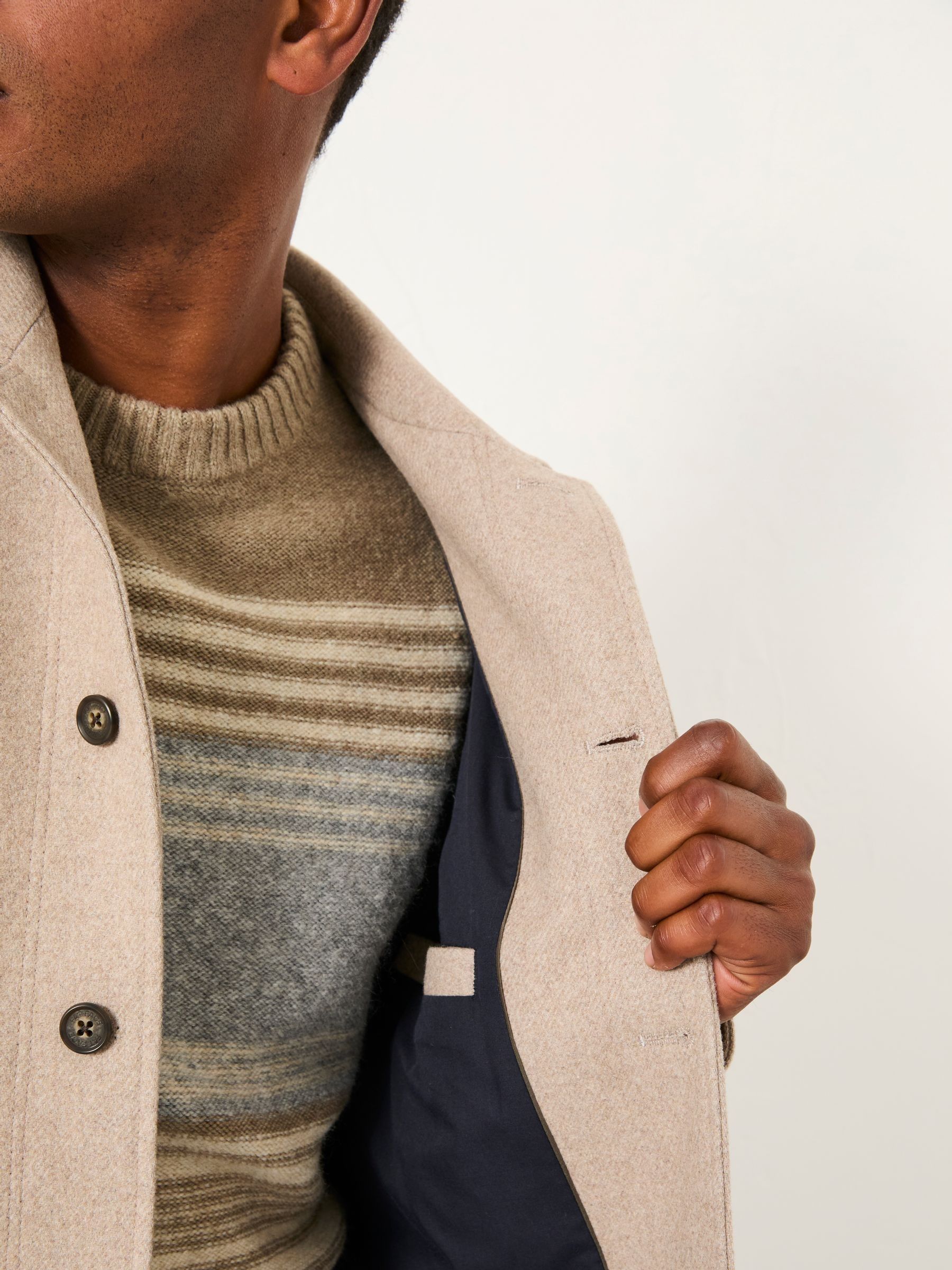 Hadston Natural Wool Mix Jacket - Image 3 of 5