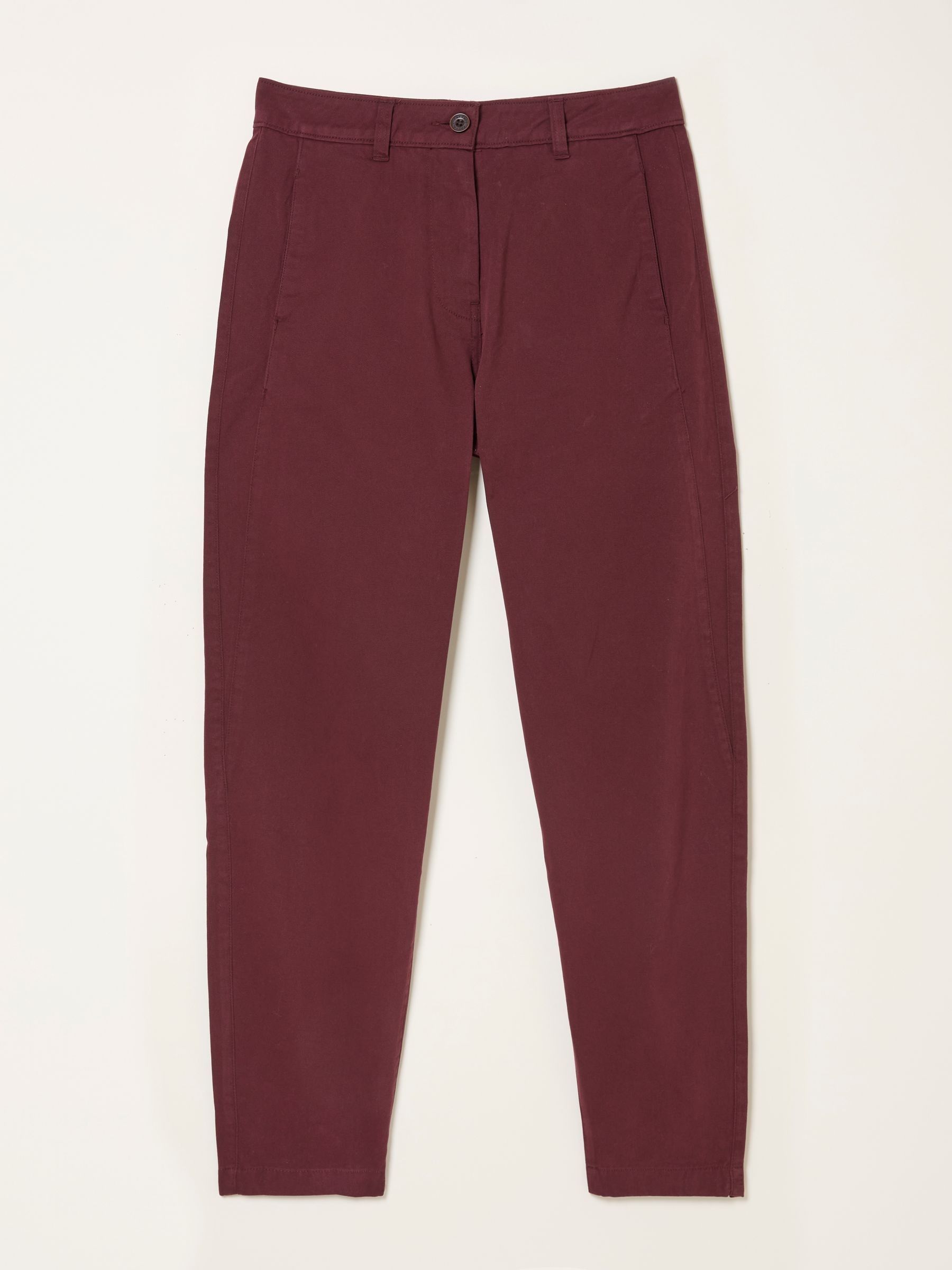 Eloise Burgundy Red Tapered Chino - Image 6 of 6