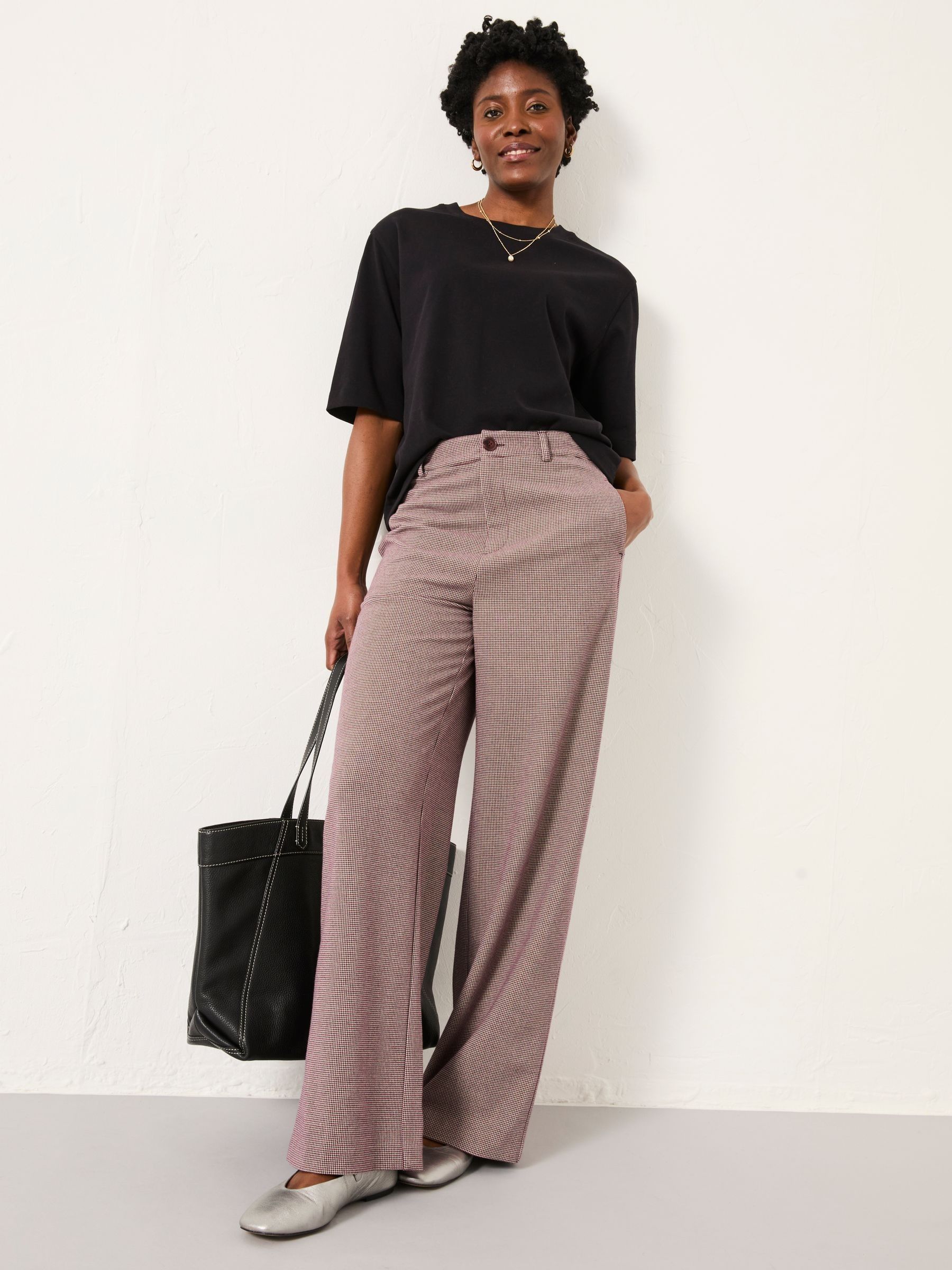 Preseley Purple Wide Leg Trousers - Image 5 of 6