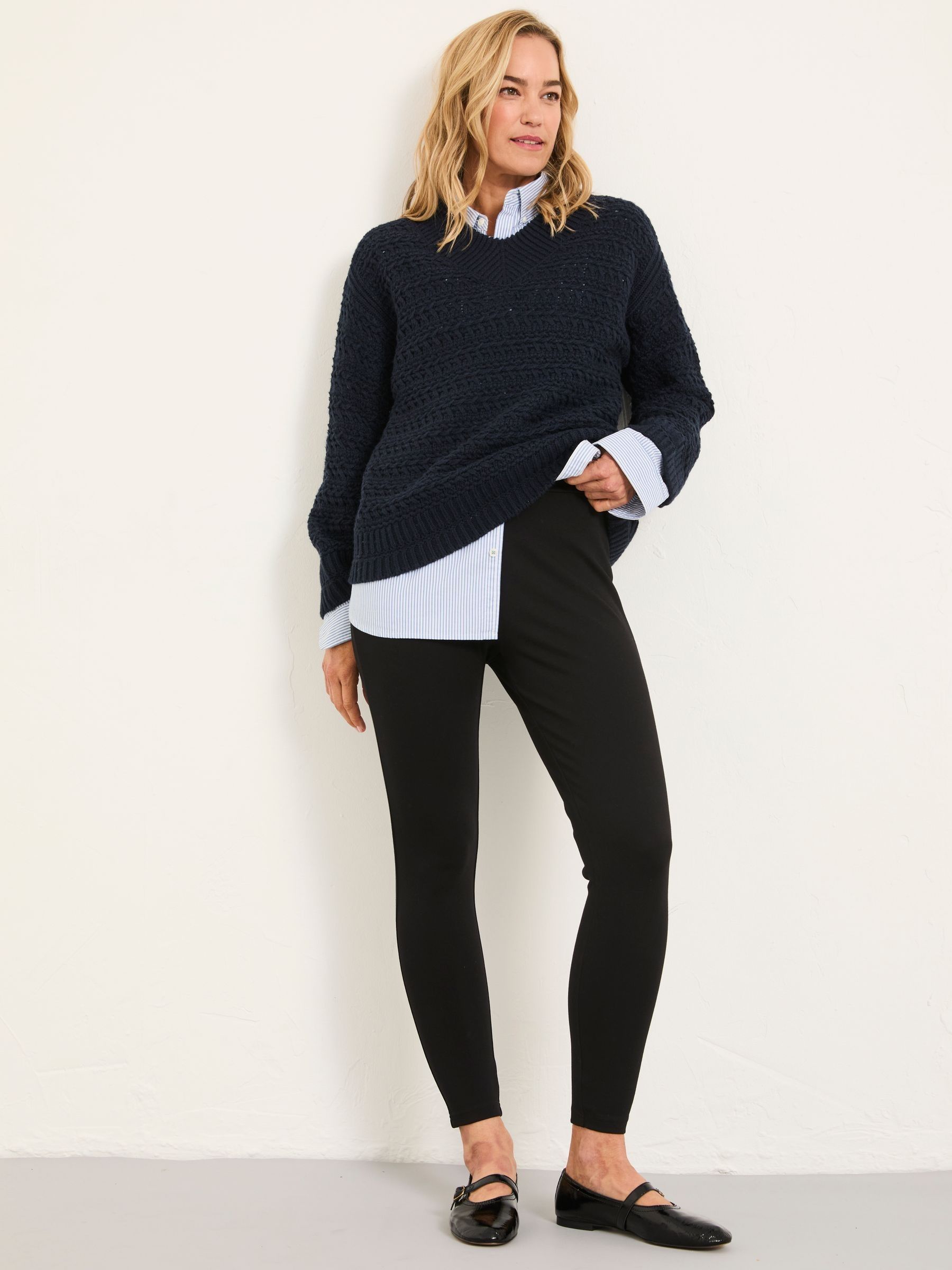 Polly Black Ponte Legging - Image 3 of 6
