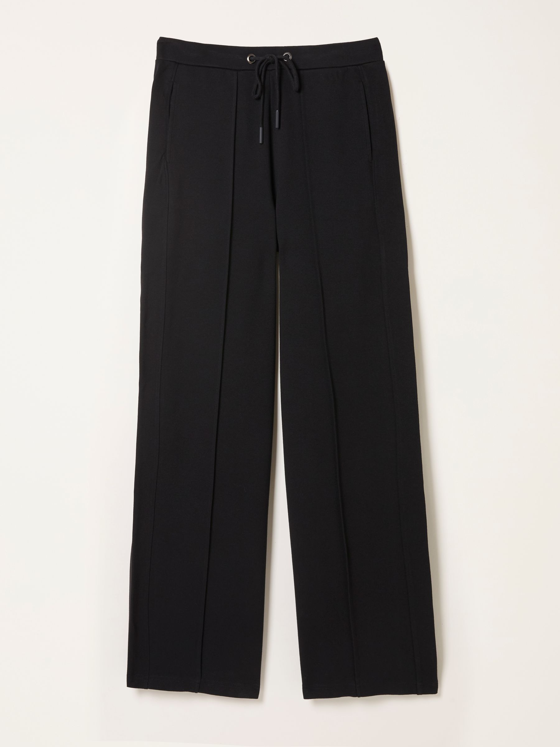 Ely Black Ponte Wide Leg Trouser - Image 6 of 6