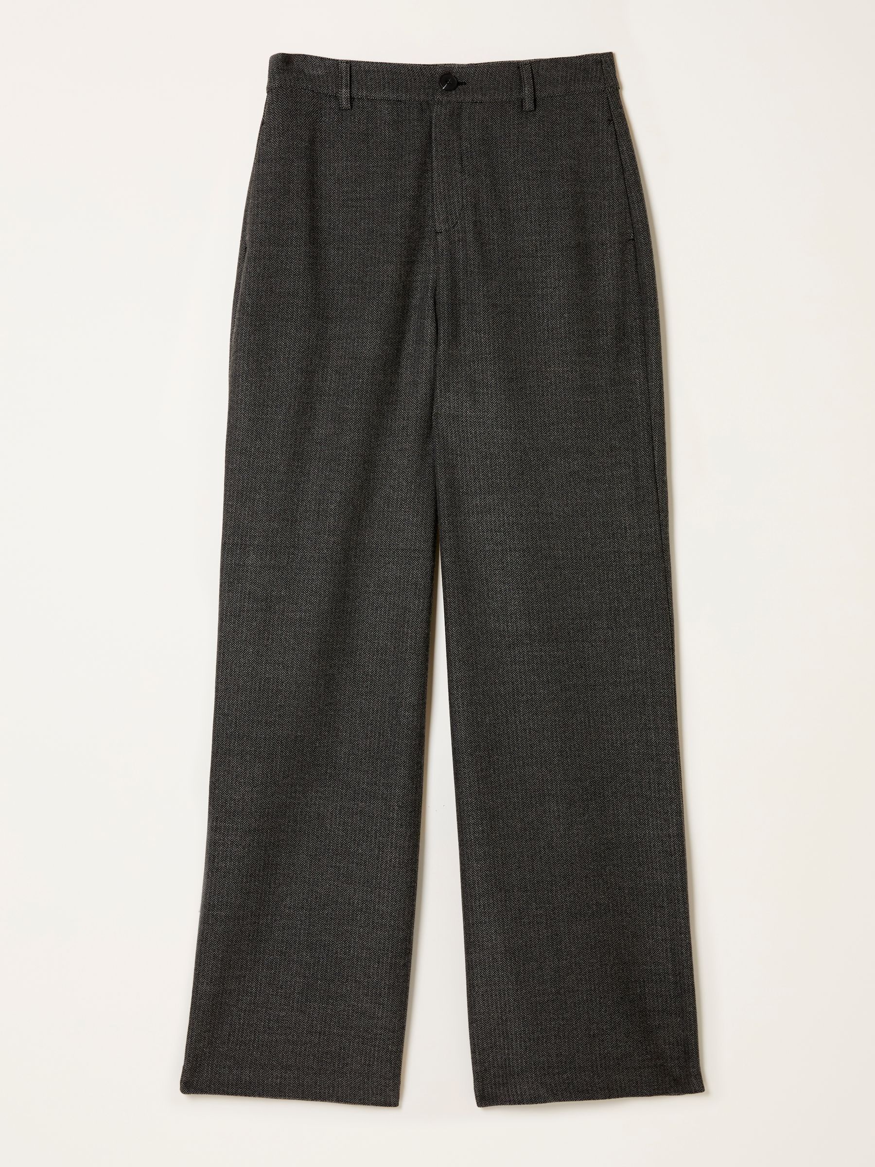 Preseley Charcoal Grey Wide Leg Trousers - Image 5 of 5